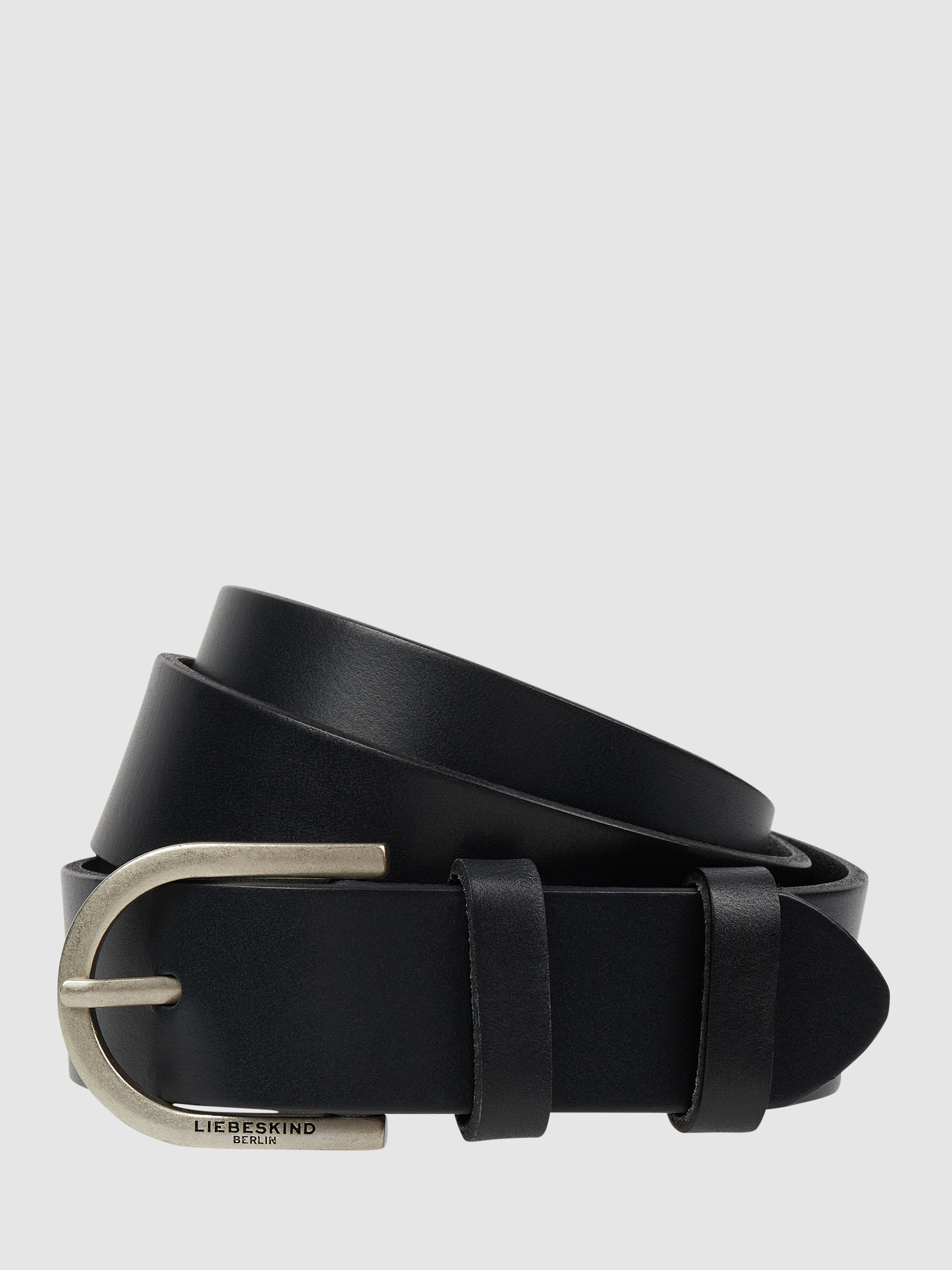 LIEBESKIND BERLIN Ledergürtel mit Dornschließe (dunkelblau) online