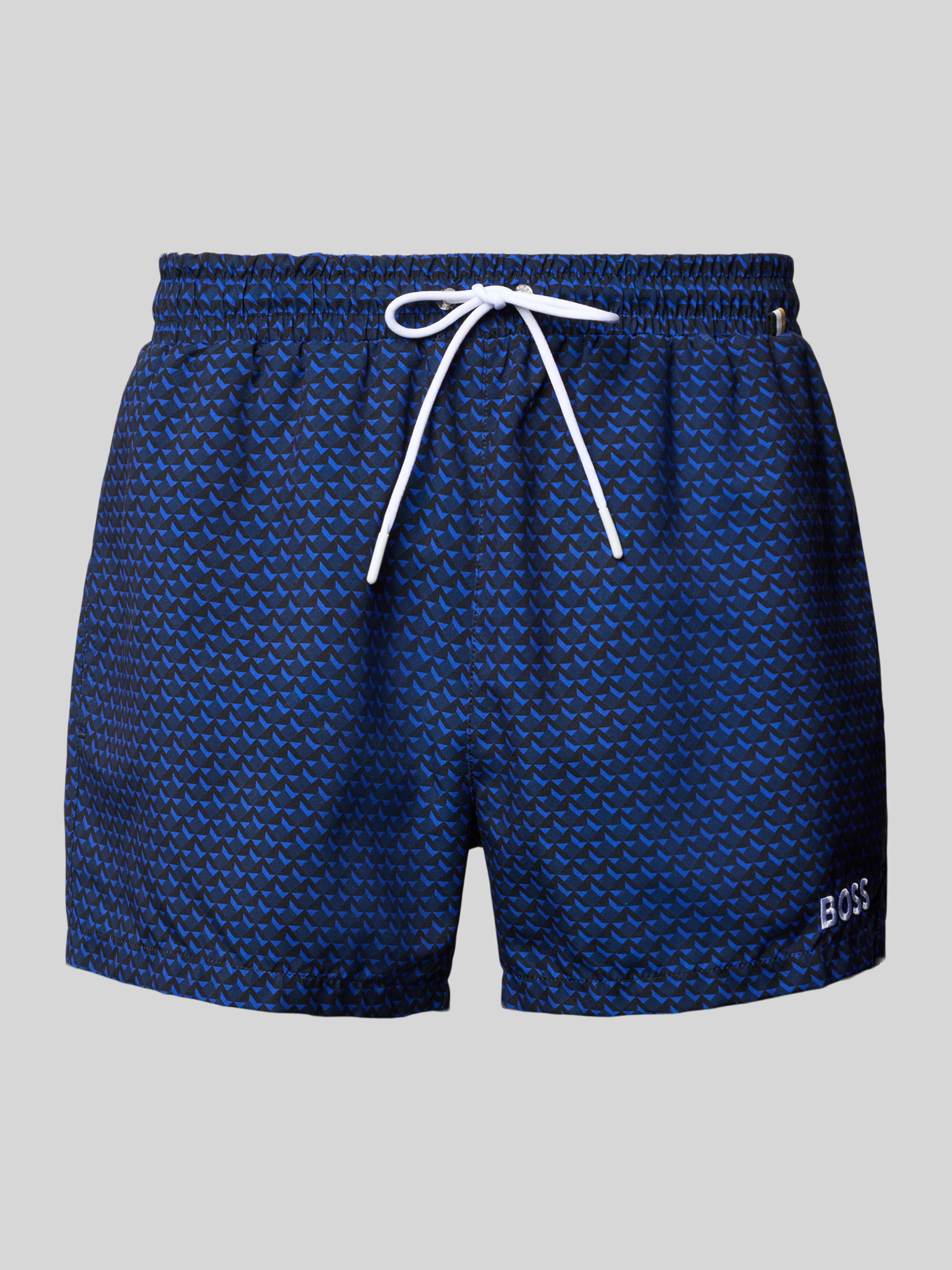 BOSS Herren Badehose – Baumwollstretch Mit Logo, Lässig & Bequem