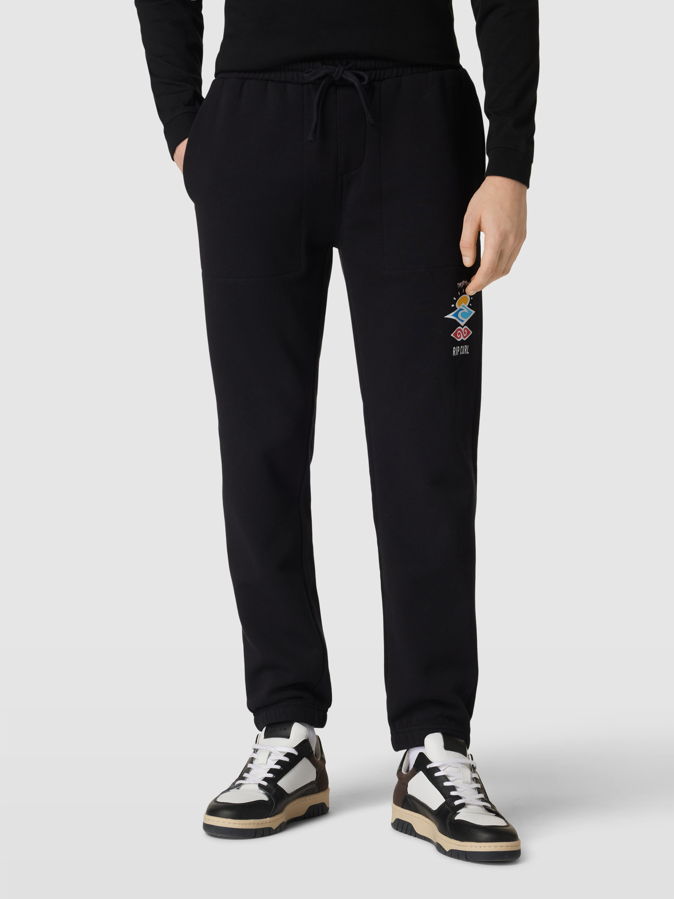 Rip Curl Sweatpants mit Label-Print (black) online kaufen