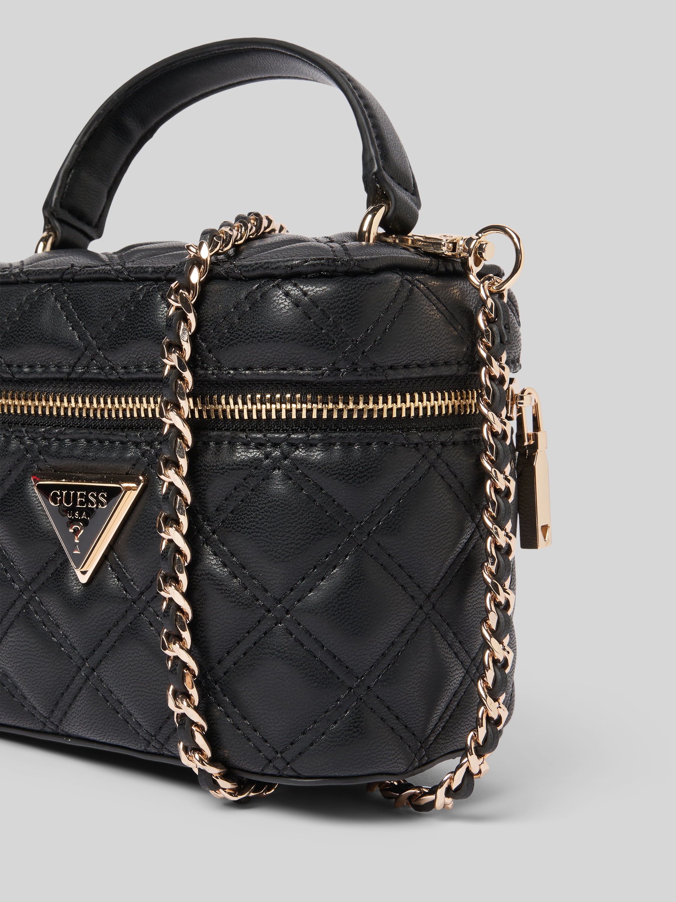 GUESS Damen Giully II Mini Canister Handtasche In Taupe – Kompakte Umhängetasche Im Trendigen Dosen-Design