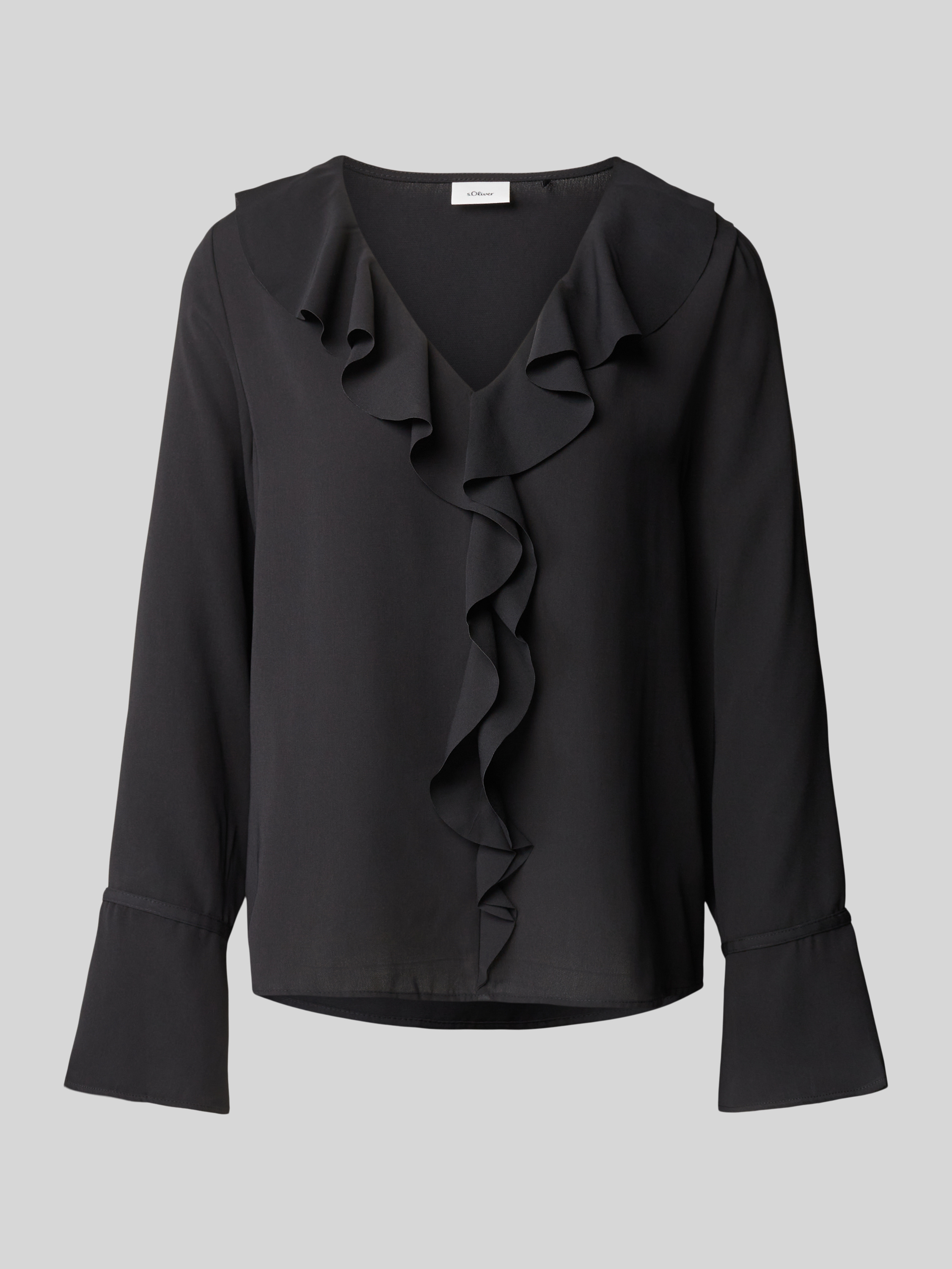 s.Oliver BLACK LABEL Blouse met all-over print in zwart online kopen | P&C s.Oliver BLACK LABEL Blouse met all-over print in zwart online kopen | P&C