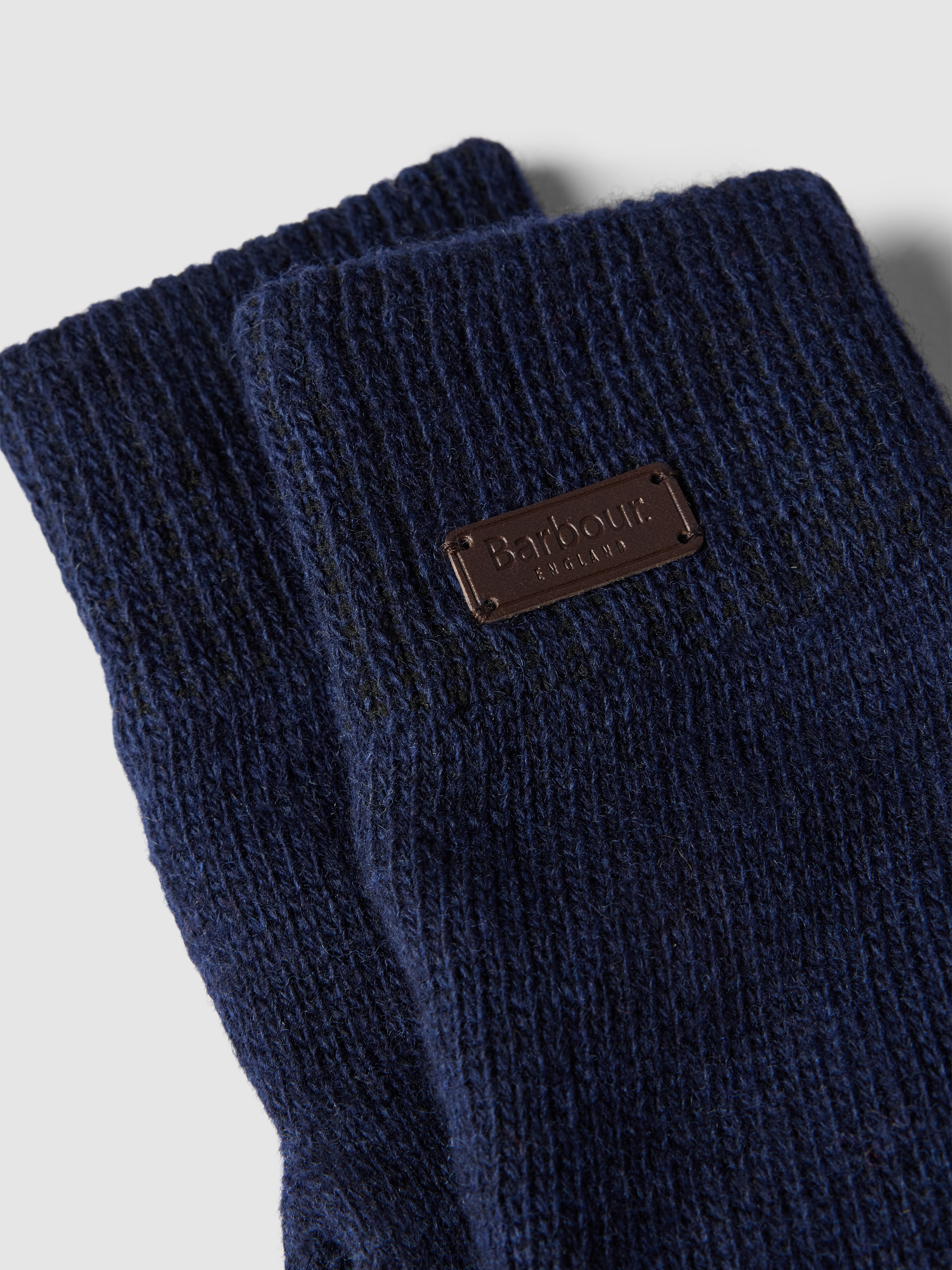 Barbour Handschuhe mit verstellbarem Riegel Modell 'Carlton' (dunkelblau)  online kaufen