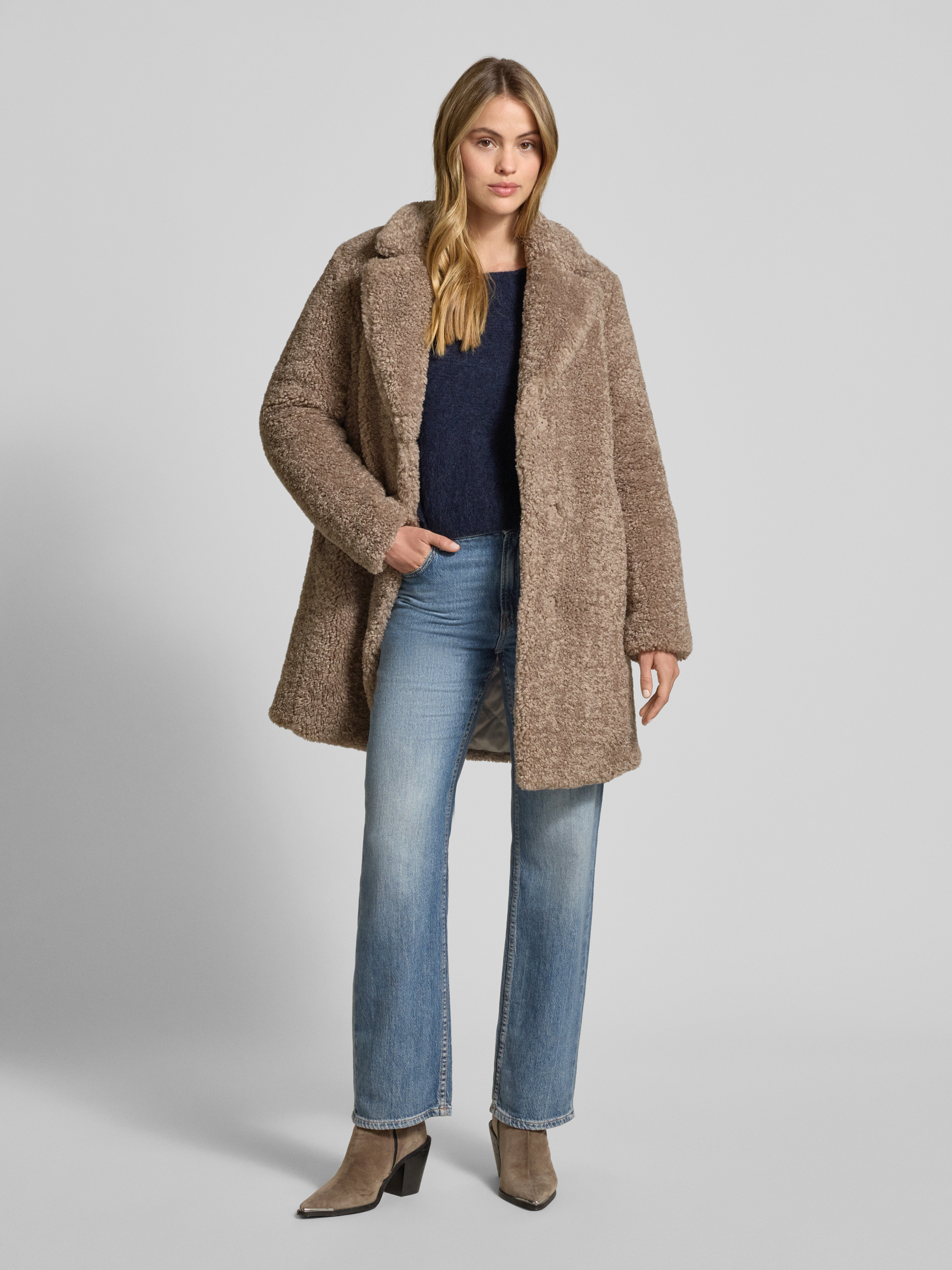 WE Fashion trenchcoat bright silver