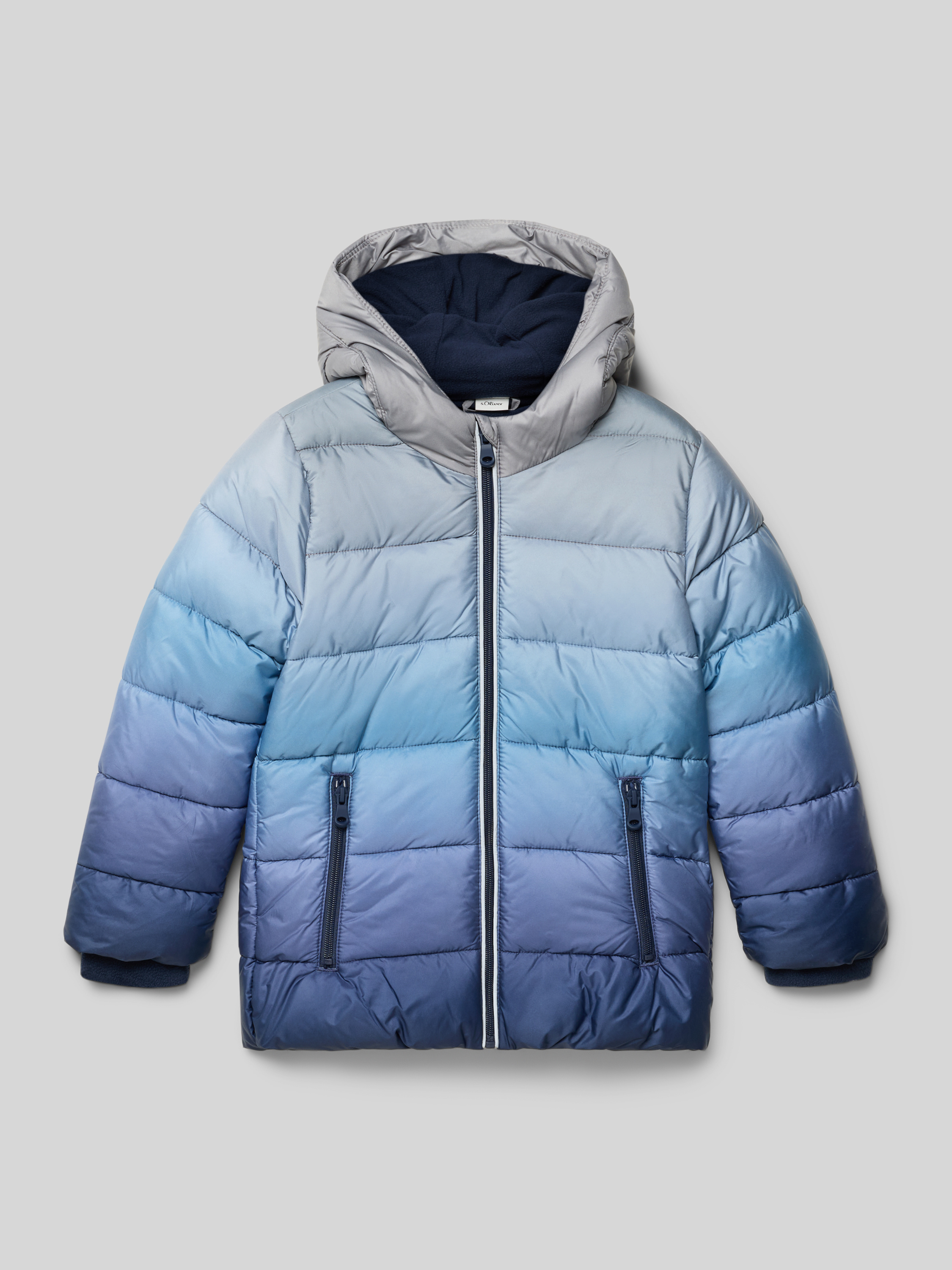 Leichte Steppjacke Im Materialmix Mit Kontrast-Deta Produktbild-Vorschau 2