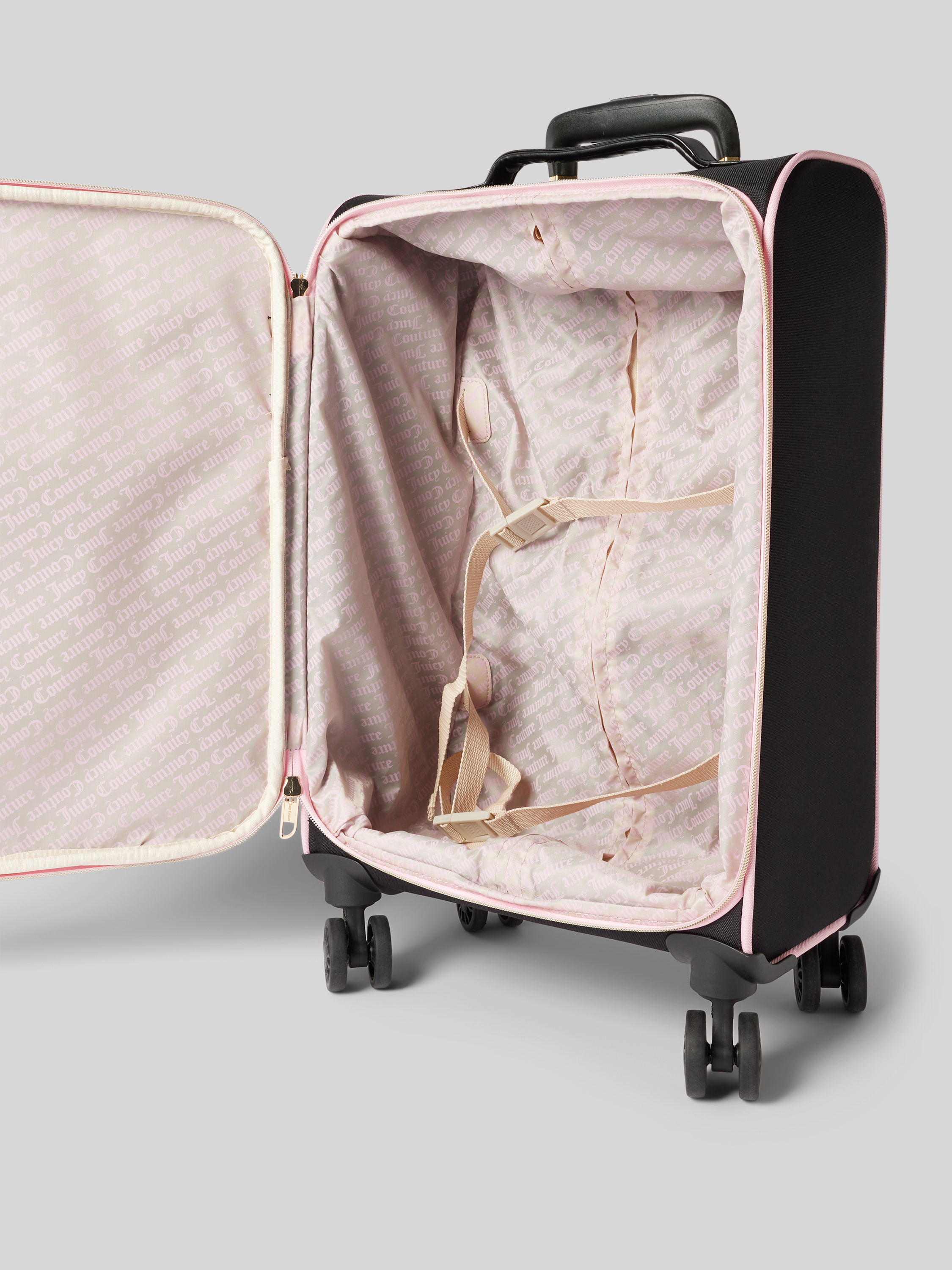 Juicy Couture Trolley mit Label-Print Modell 'TWIG' (black) online kaufen