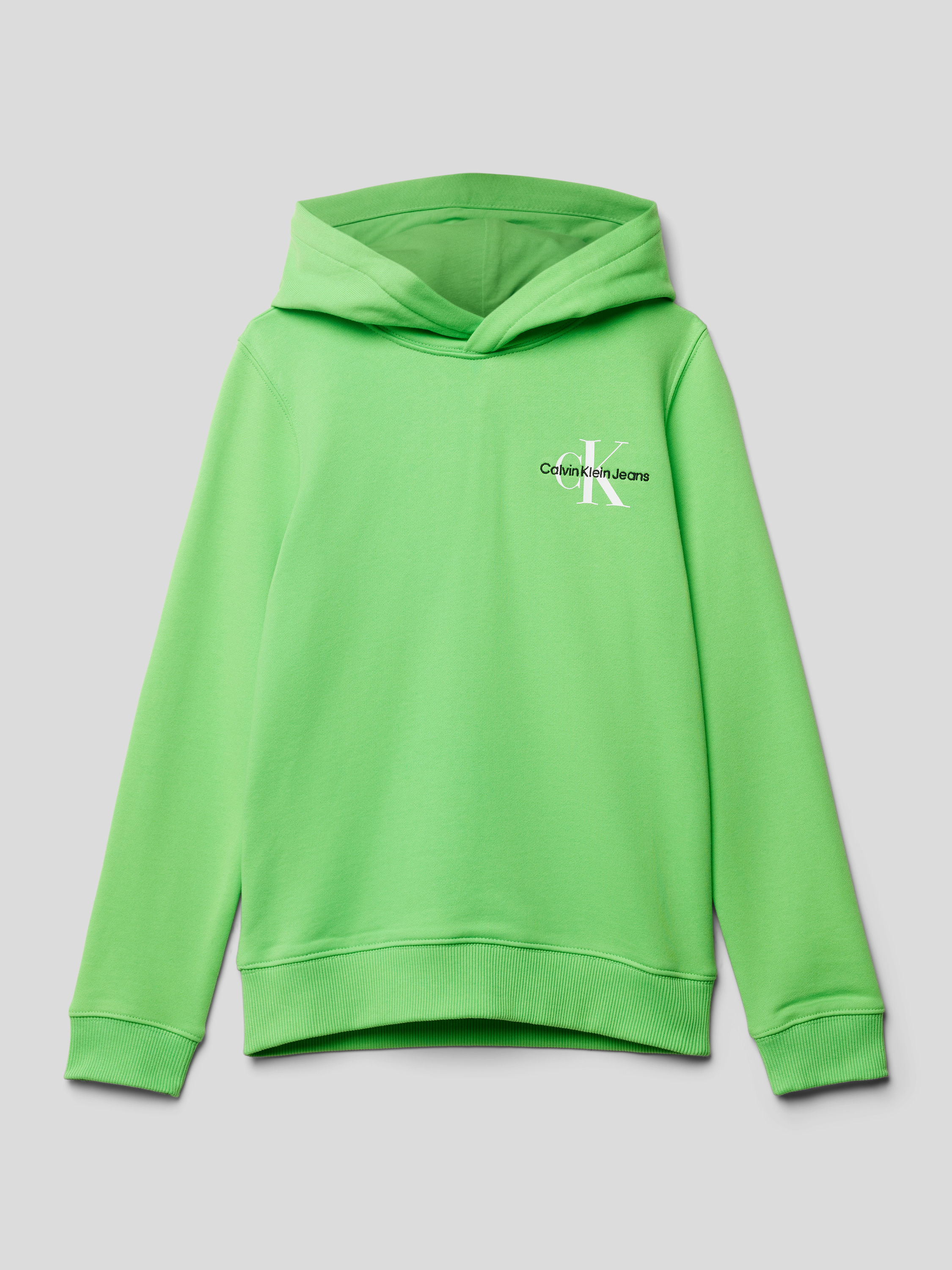 Relaxed Logo Hoodie Calvin Klein Hoodie Neon GrÃ¼n Calvin Klein