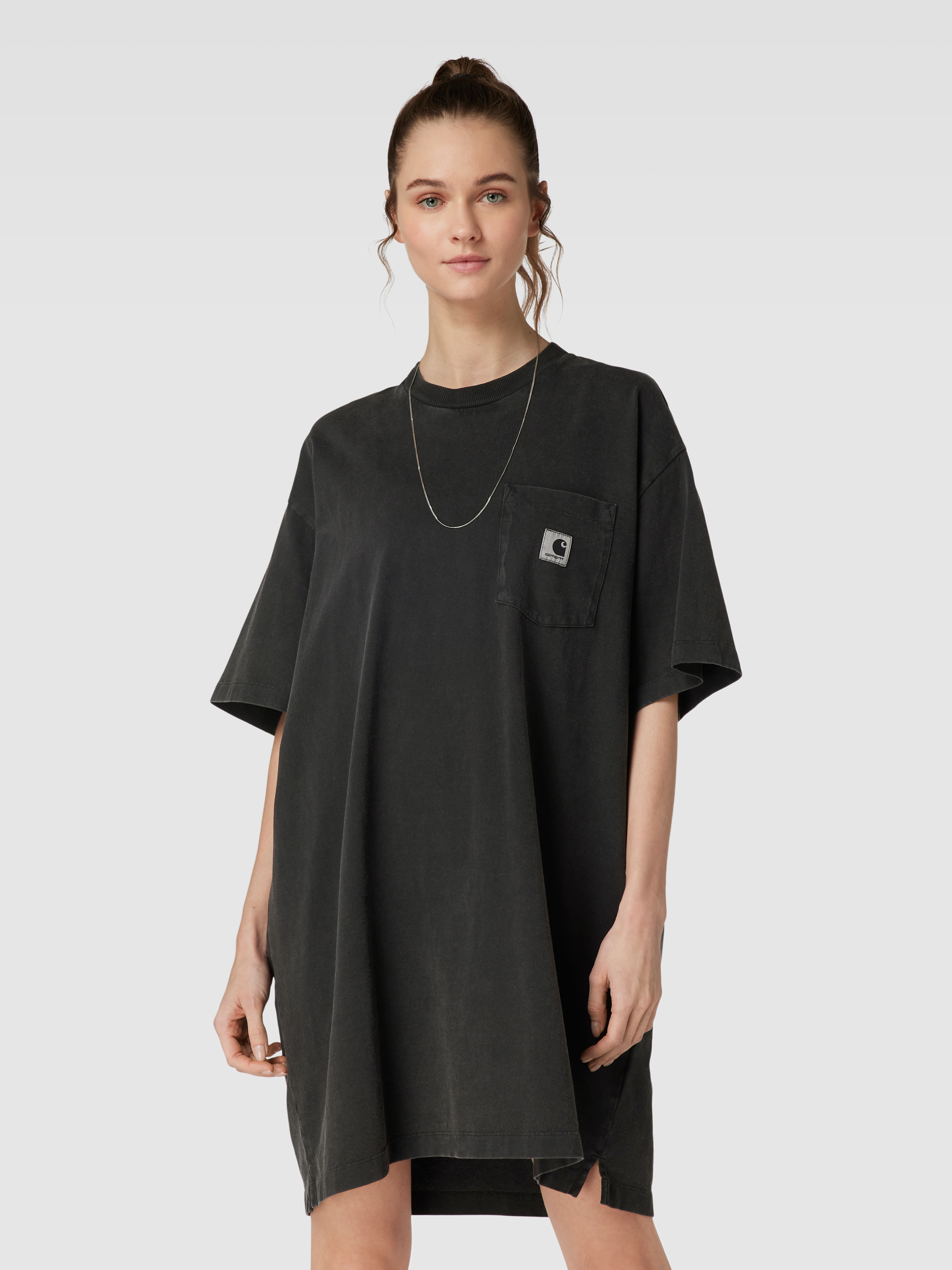 carhartt t shirt dress Carhartt Toddler Girls Short Sleeve T-Shirt and Chambray Jumper Set 3T