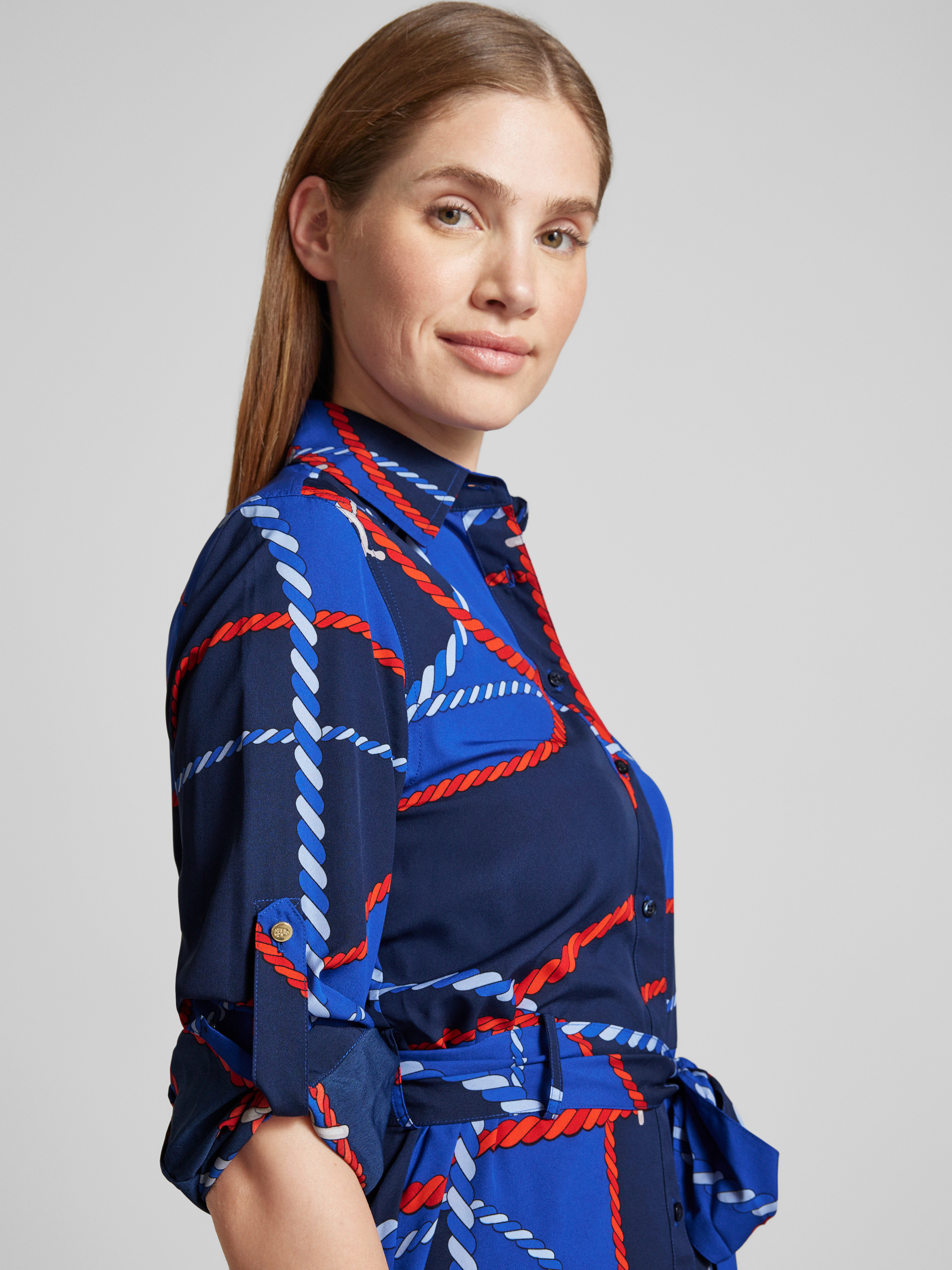 送料関税込【LAUREN RALPH LAUREN】Belting Surplice Dress Women's Lauren Ralph Lauren Belting-Print Surplice Jersey