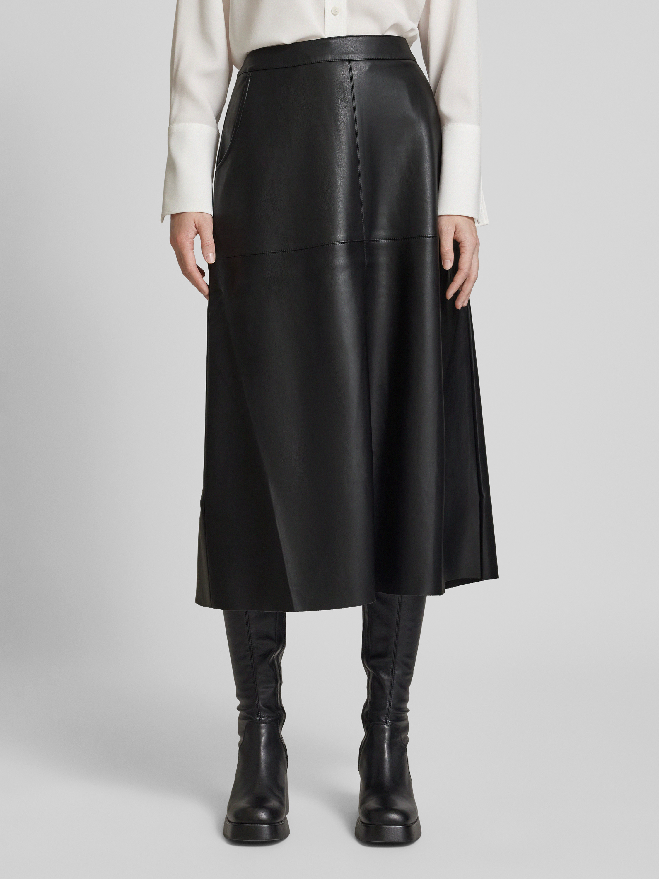 Betty Barclay Midirock in Leder-Optik (black) online kaufen