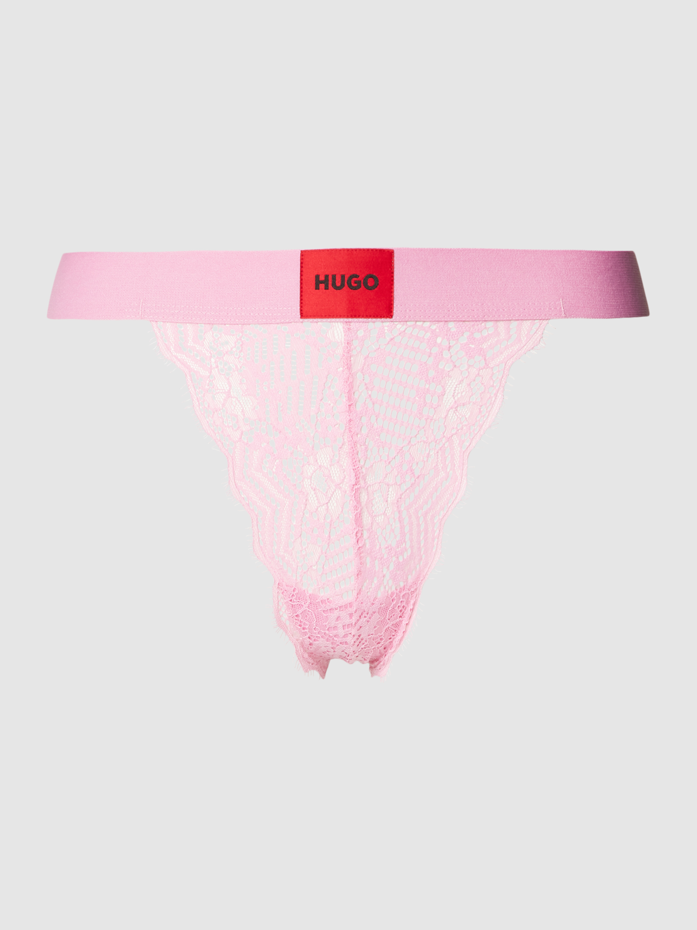 Hugo String Homme Open HUGO String mit Fransen Modell 'Geometric' (pink) online kaufen