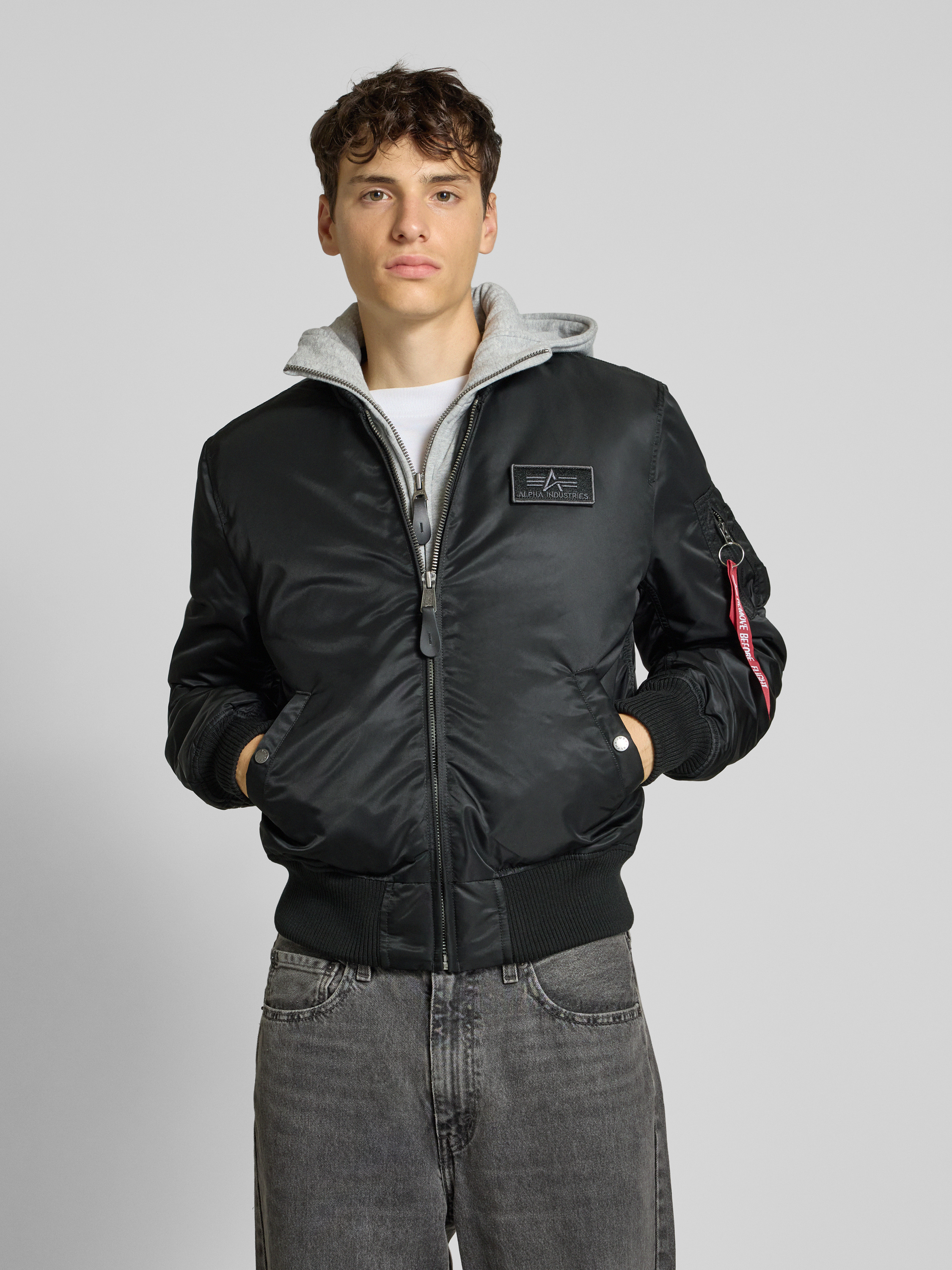 Industries Bomber Alpha Industries Motorradjacke Industries