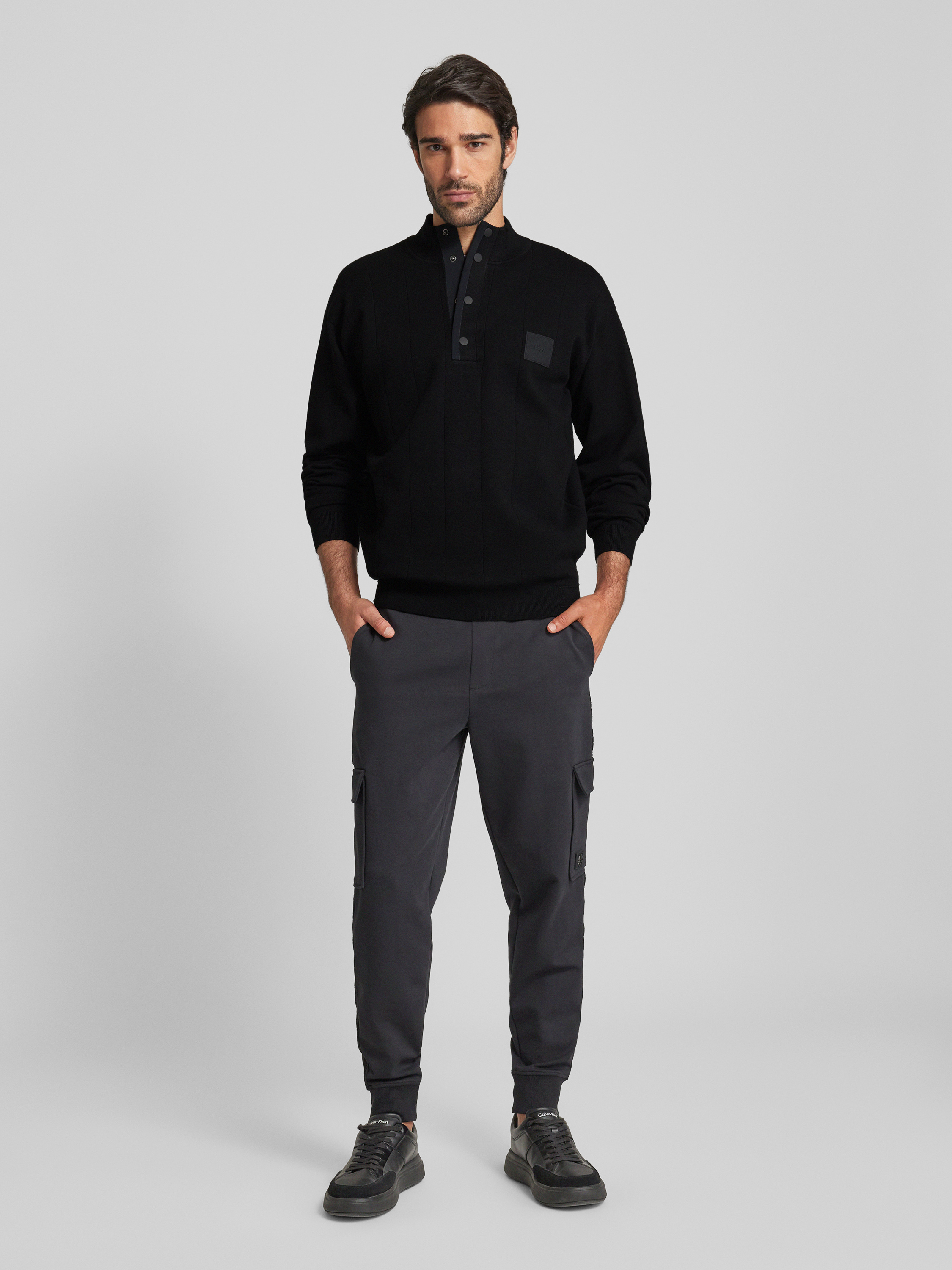 Pulls groen Boss Men Black