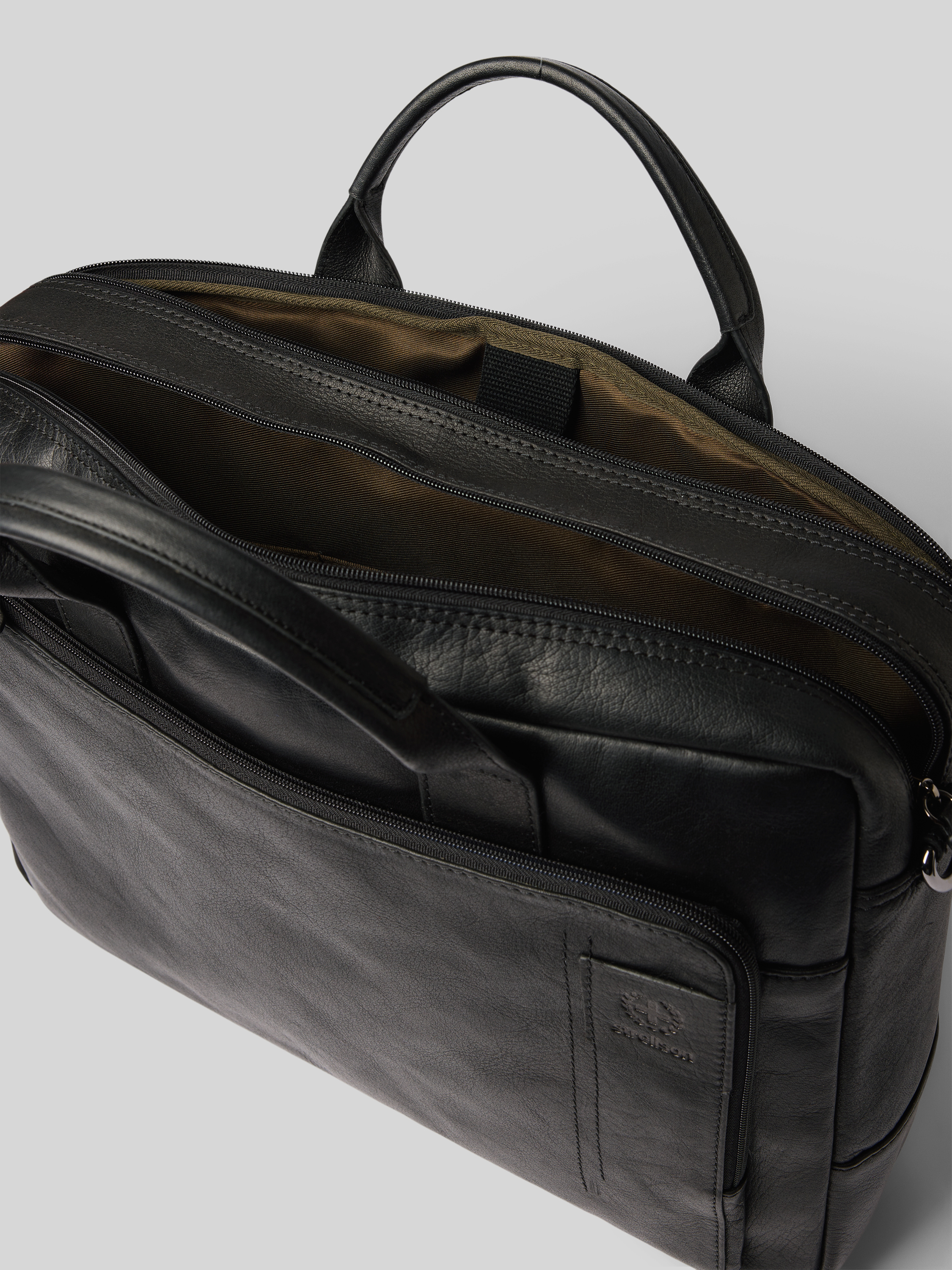 Benthill Aktentasche Aus Echtleder - Große Laptoptasche Für Damen & Herren