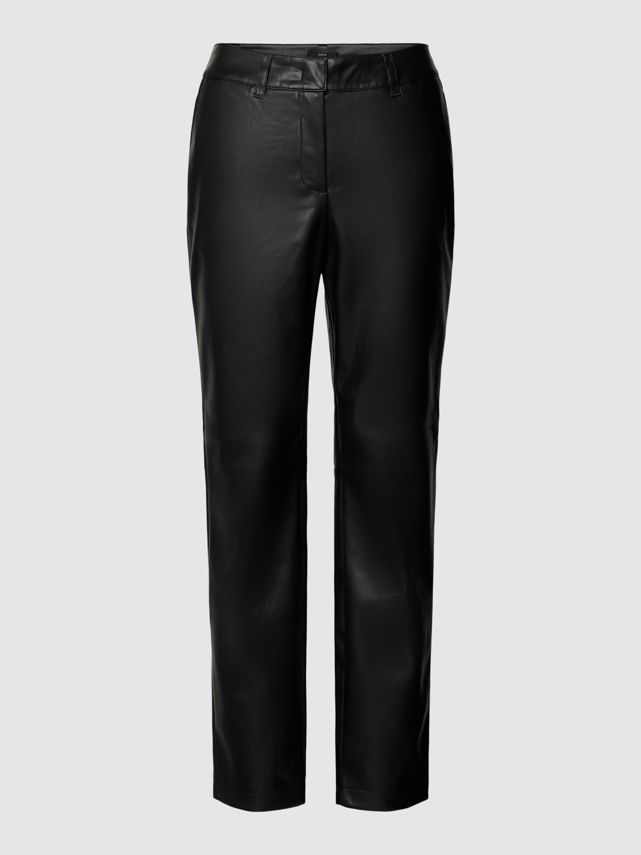 Zero Hose In Leder Optik black Online Kaufen zero-hose-in-leder-optik-black-online-kaufen