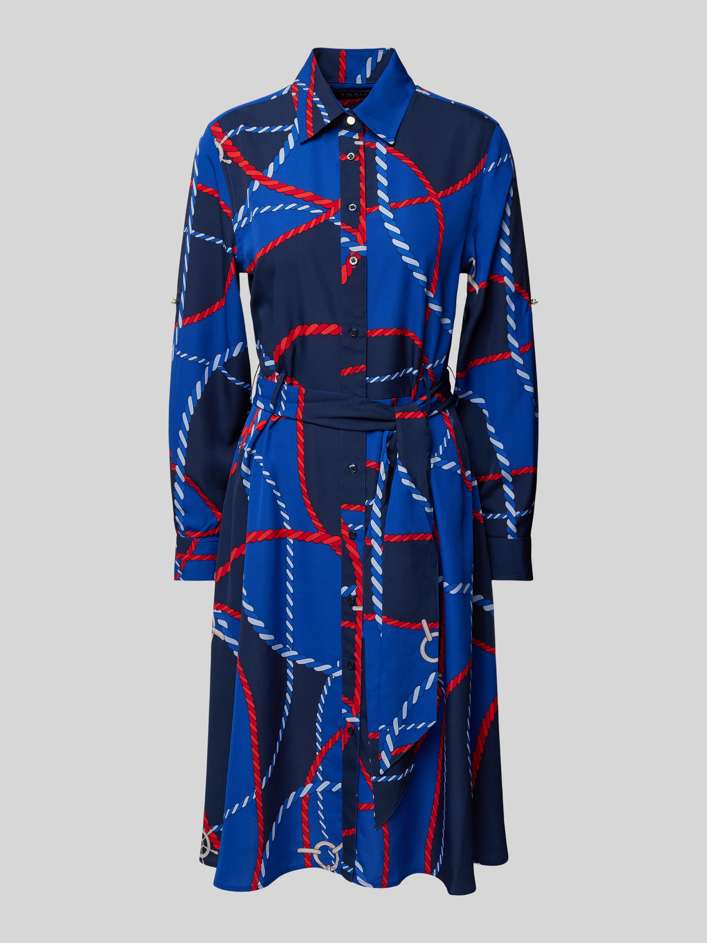 送料関税込【LAUREN RALPH LAUREN】Belting Surplice Dress Women's Lauren Ralph Lauren Belting-Print Surplice Jersey