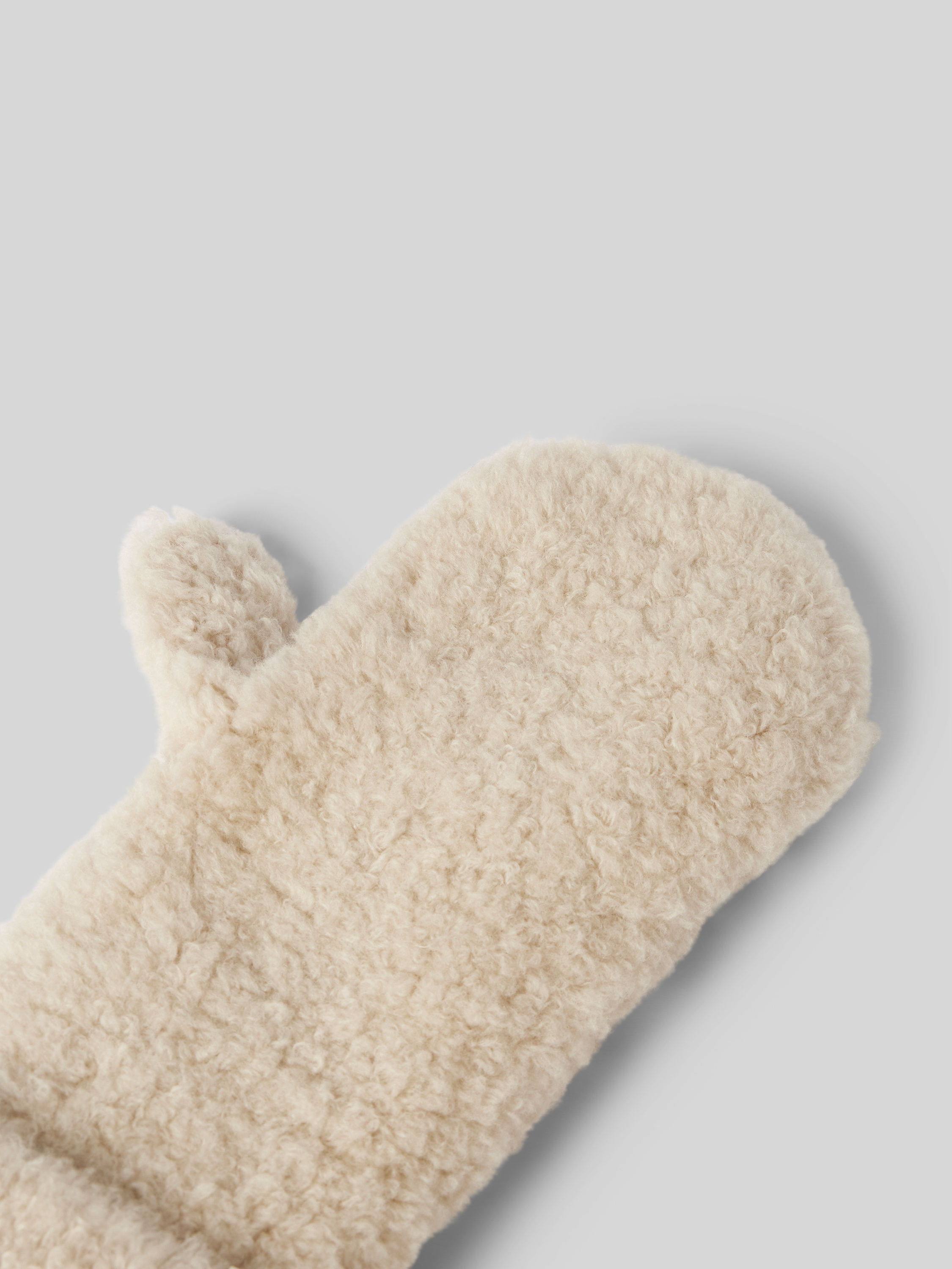 Marc O'Polo Fustlinge aus Schurwoll-Mix in Teddy-Optik mit abnehmbarem  Trageband (offwhite) online kaufen