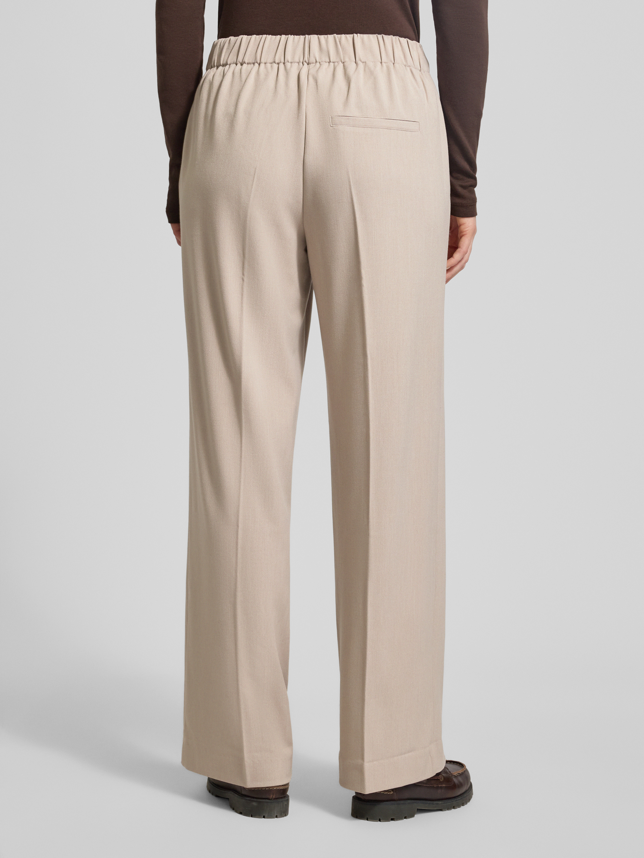 Selected Femme SLFMARGO TARA WIDE PANT - Broek - sepia tint/beige