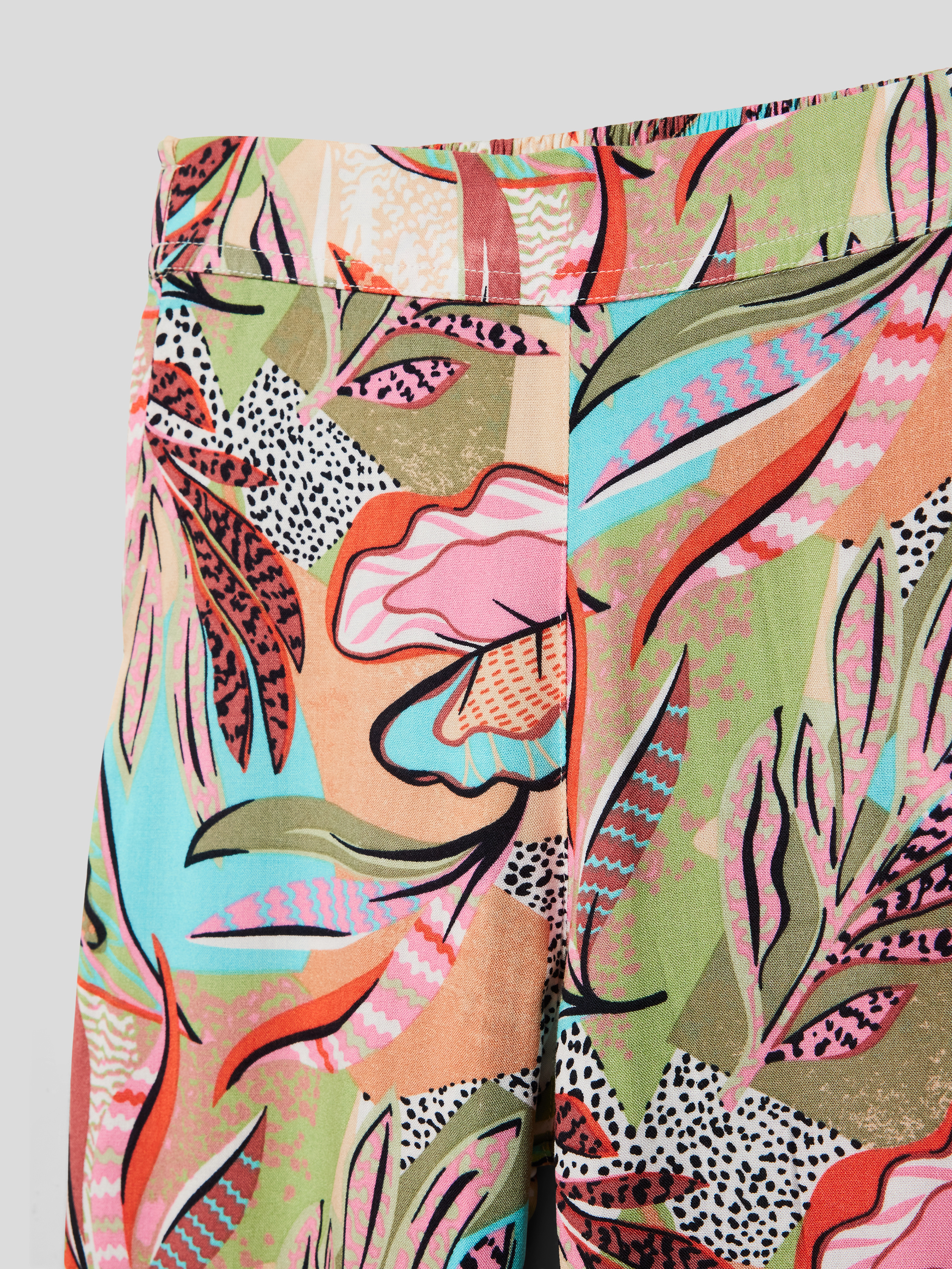 Garcia Mädchen Chevron-Hose - Bunte Sommerhose Aus Polyester/Elasthan