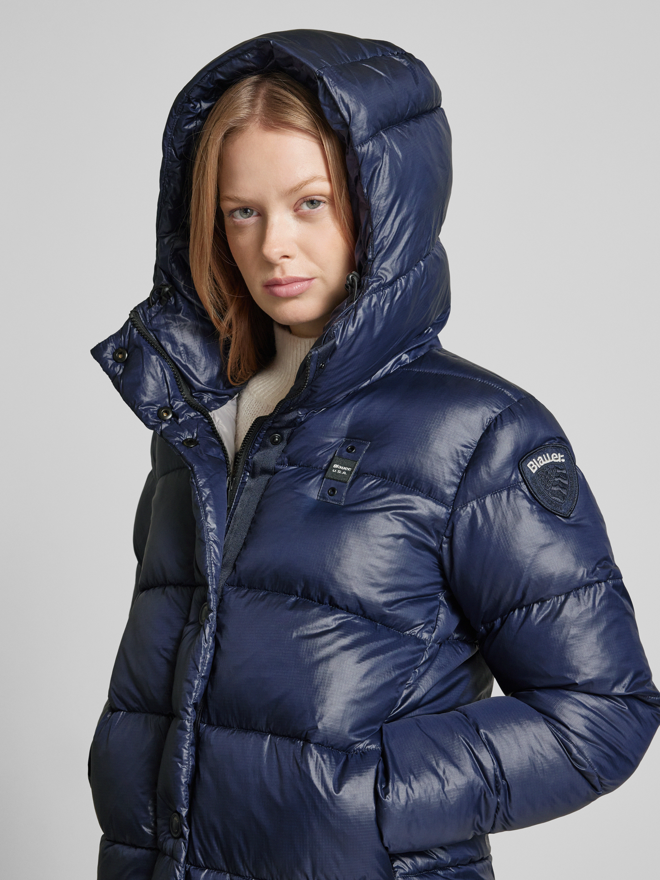 Usa Steppjacke Blauer Usa Jacke Jacket Blauer Usa Steppjacke Damen