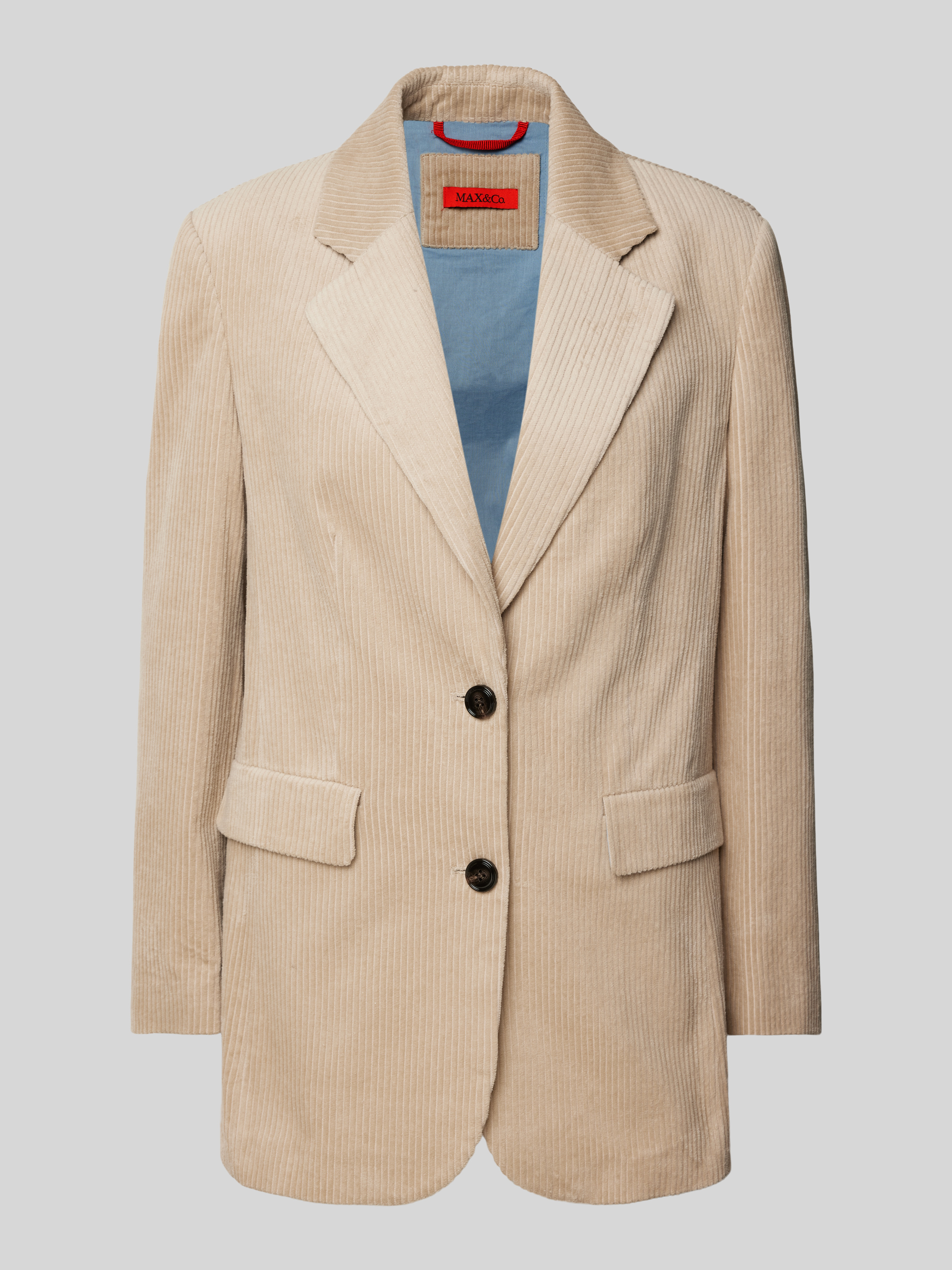 Veste Femme Max & Co. En Coton - Taille M (44), Bleu, Occasion Très Bon état