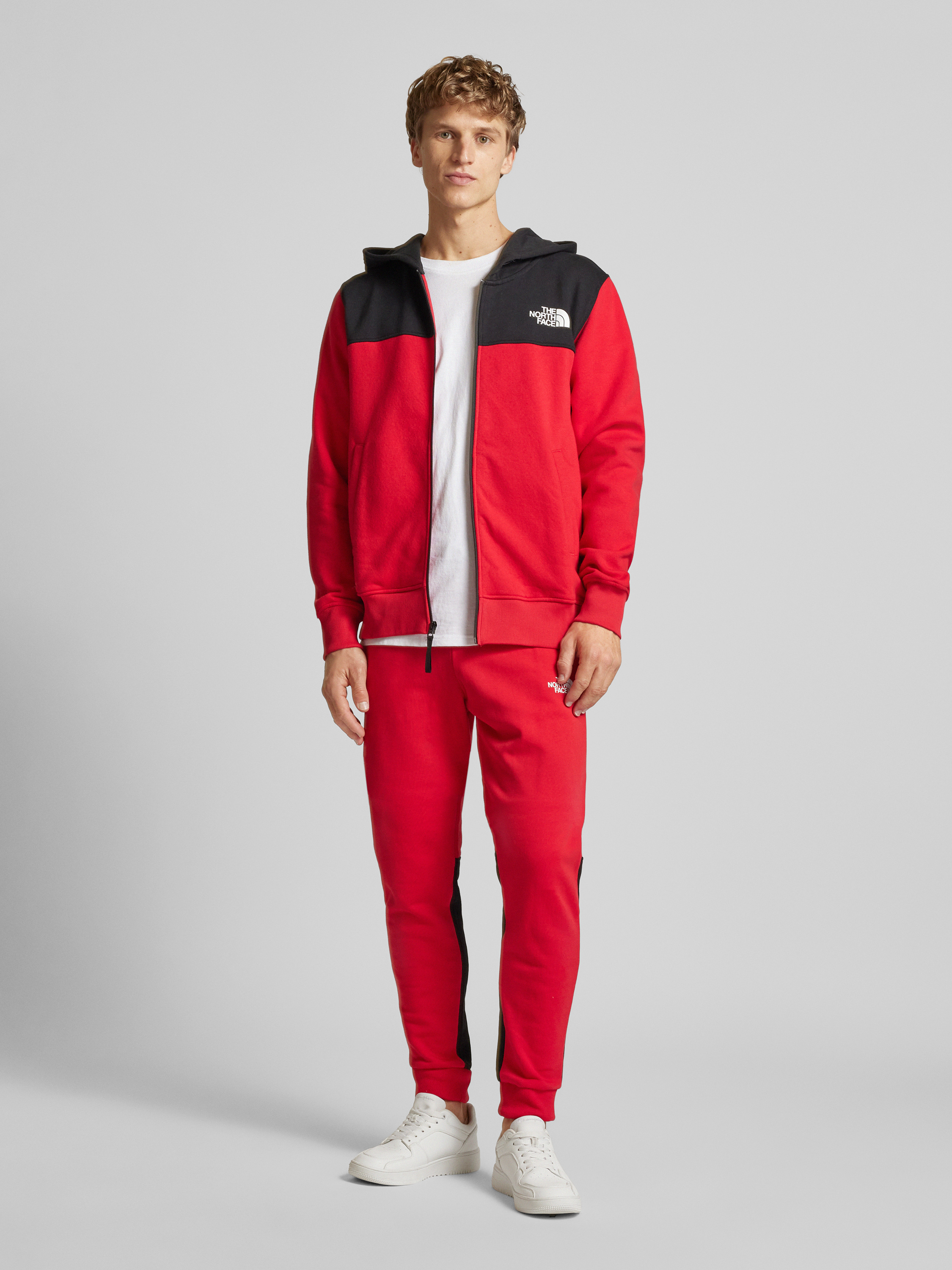 Kup online The North Face Bluza rozpinana z nadrukiem z logo