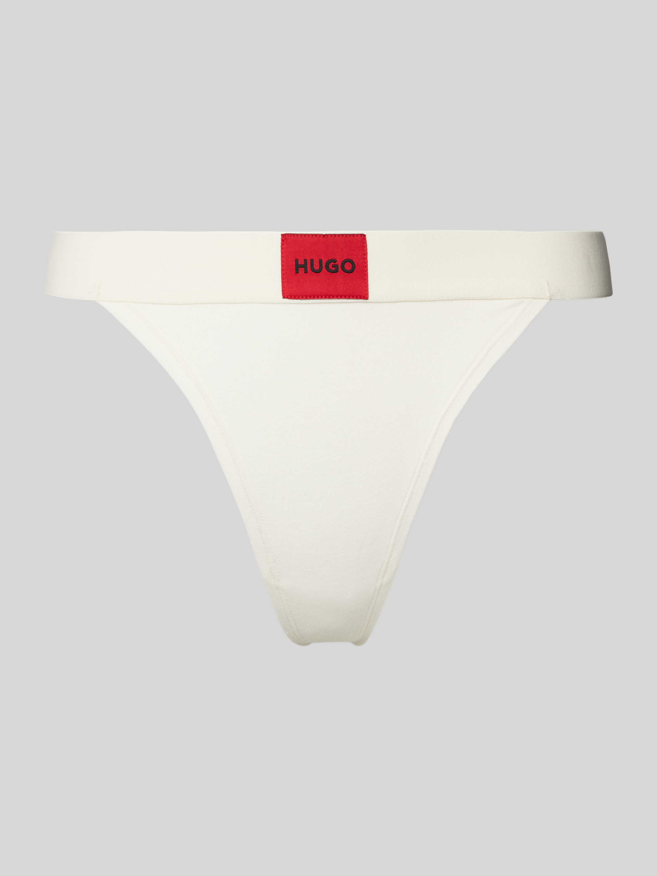 Hugo String Homme Open HUGO String mit Label-Detail Modell 'Red Label' (offwhite) online kaufen