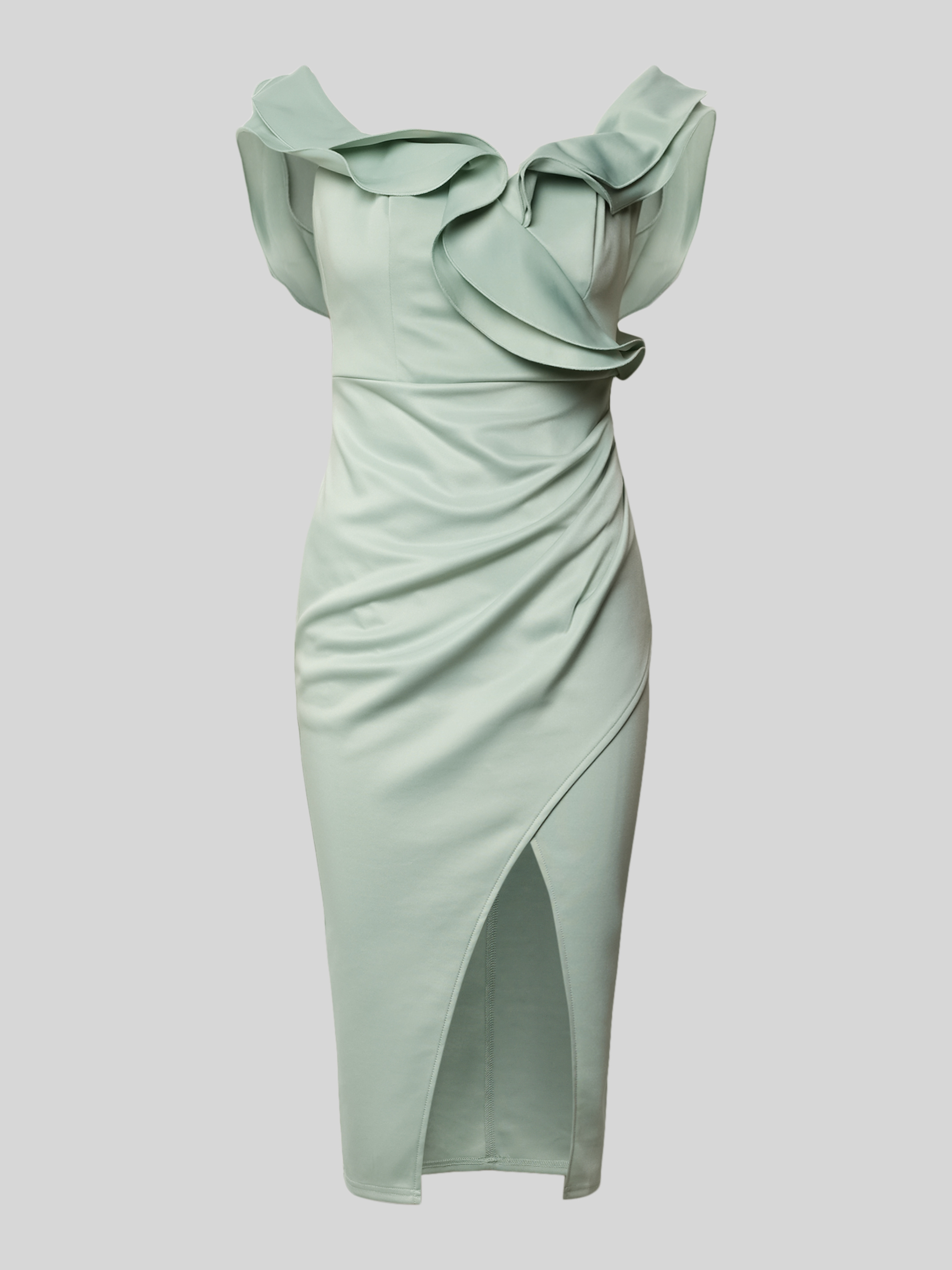 Lipsy Slim Fit Midikleid mit Gehschlitz (mint) online kaufen