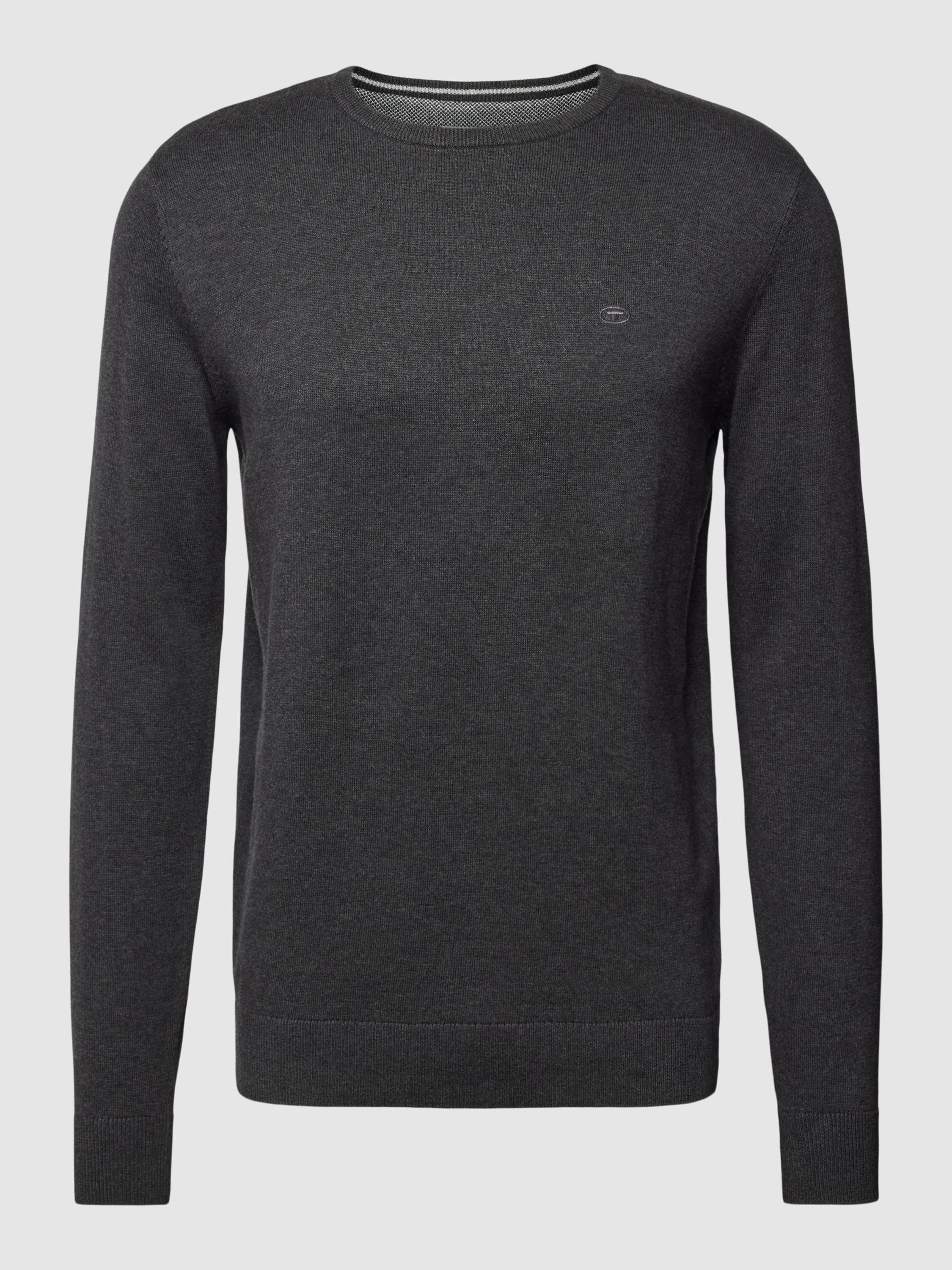 TOM TAILOR heren trui, 15398 - Light Stone Grey Melange, L
