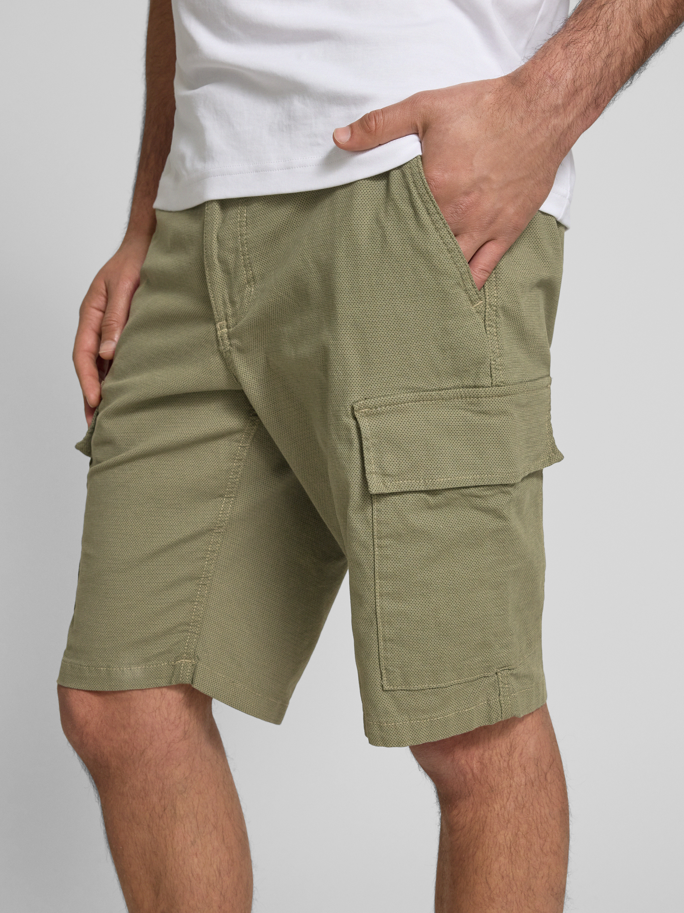 Camel Active Herren Cargo Shorts - Regular Fit Aus  Produktbild-Vorschau 4