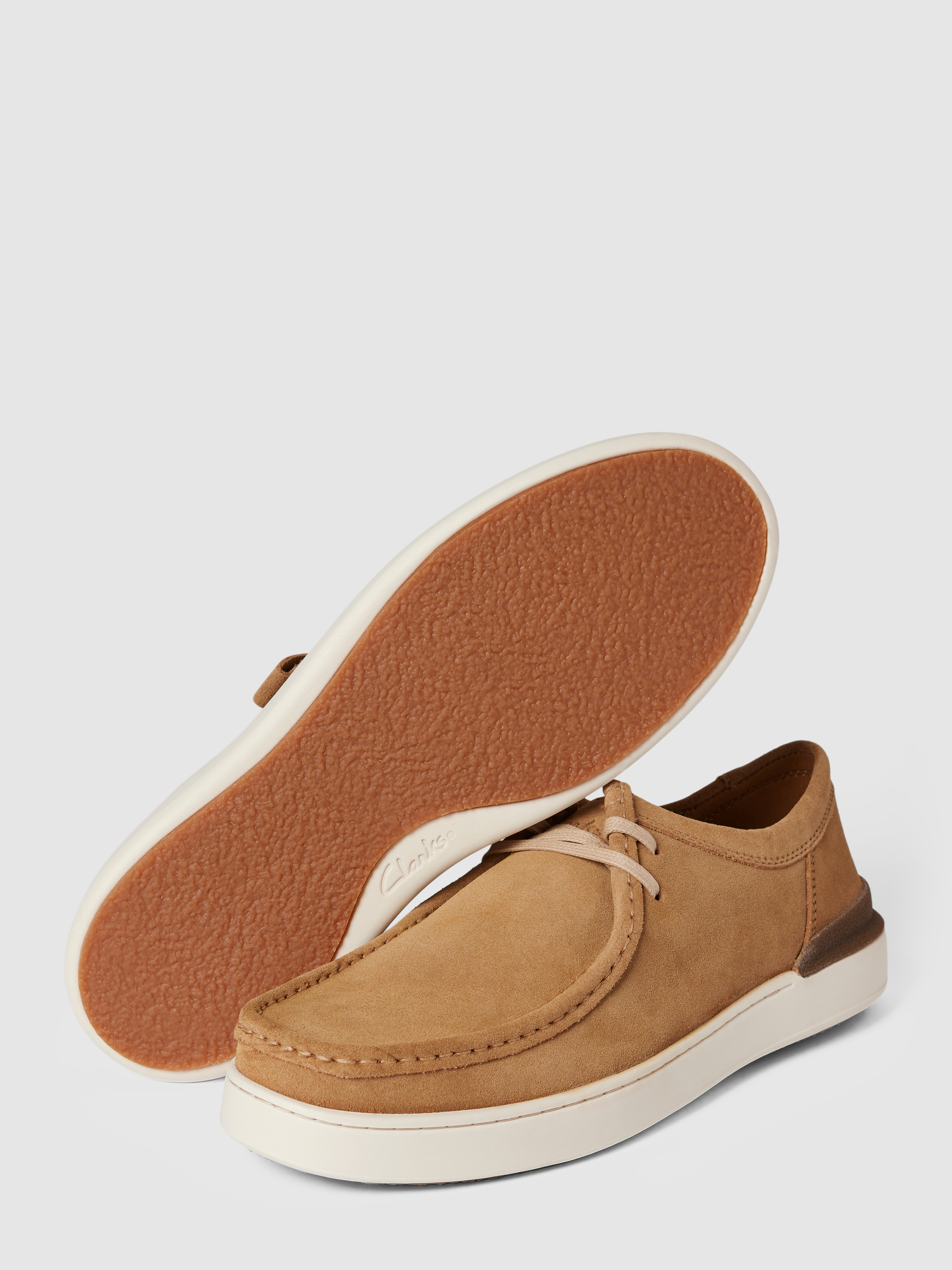 Clarks Mokassins mit Label-Detail Modell 'WALLY' (beige) online kaufen