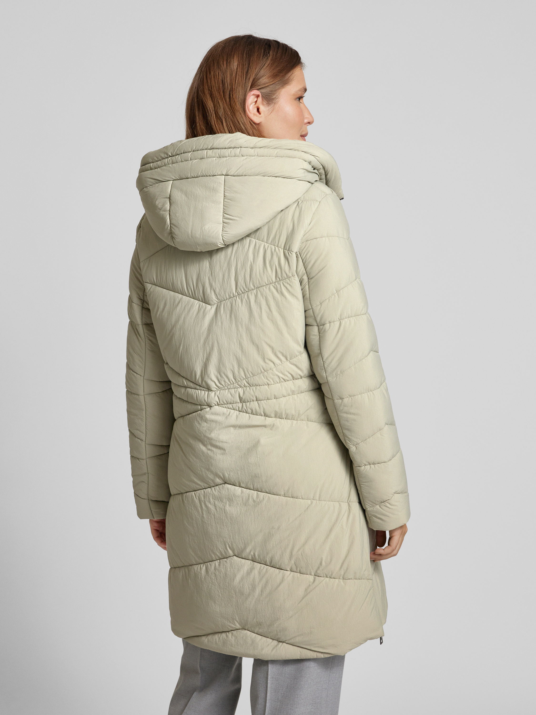 Fuchs Schmitt Steppmantel mit Zweiwege-Reißverschluss (hellgruen