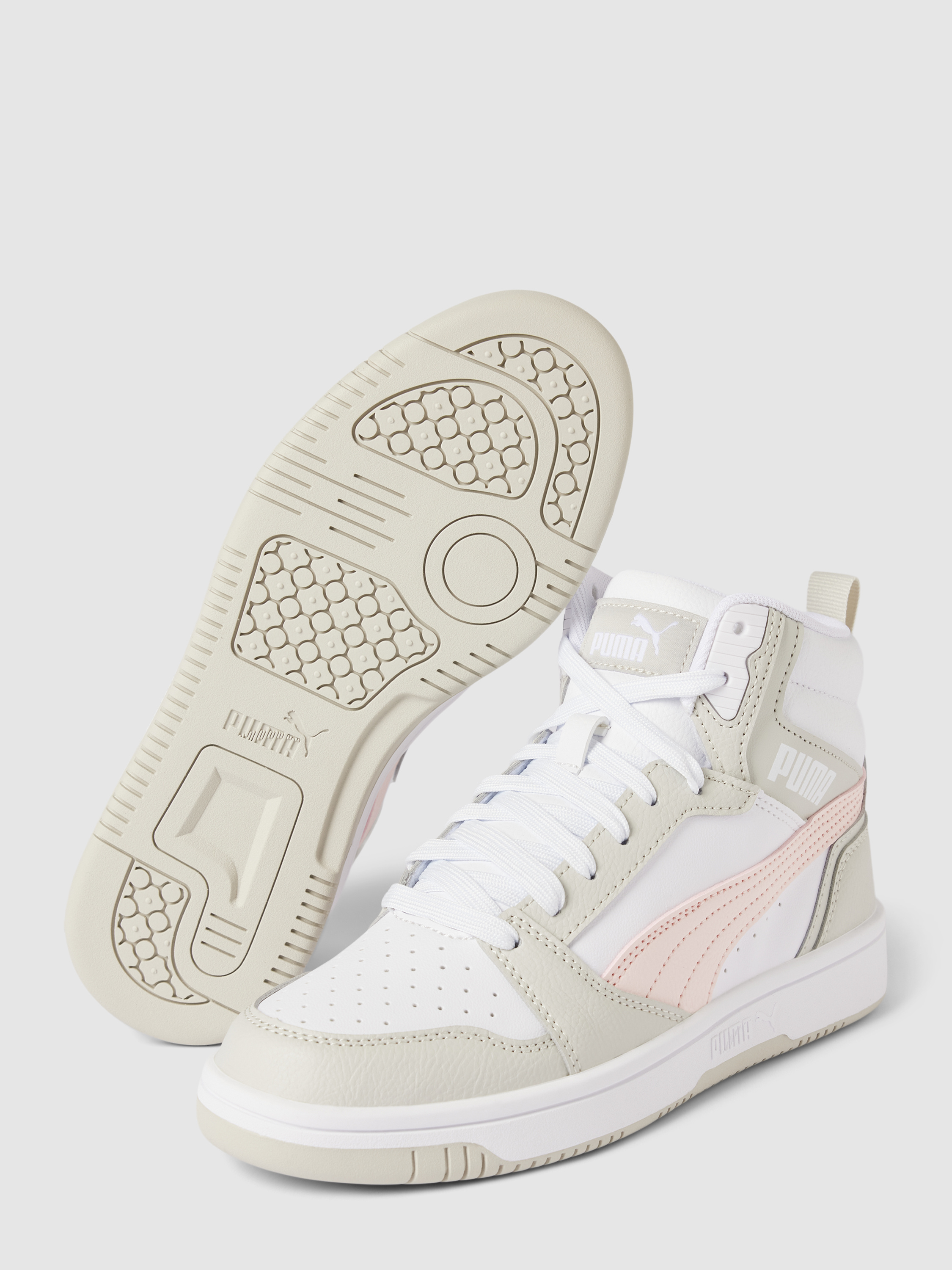 lrene Kup online PUMA Sneakersy wysokie z detalami z logo (jasnoszary)