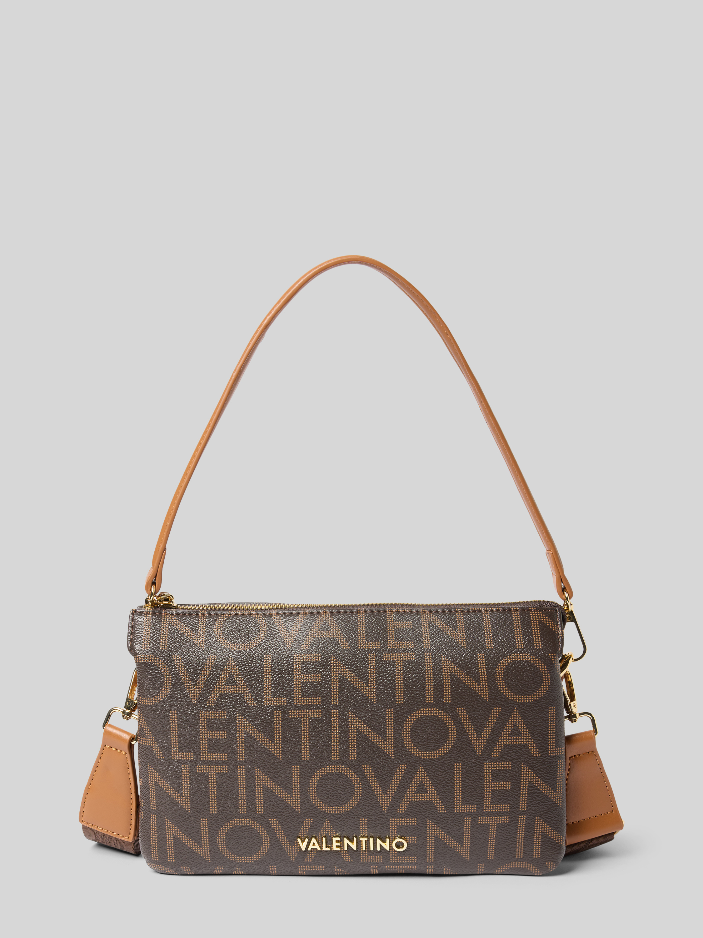 valentino-bags-handtasche-mit-logo-muster-modell-regina-mittelbraun