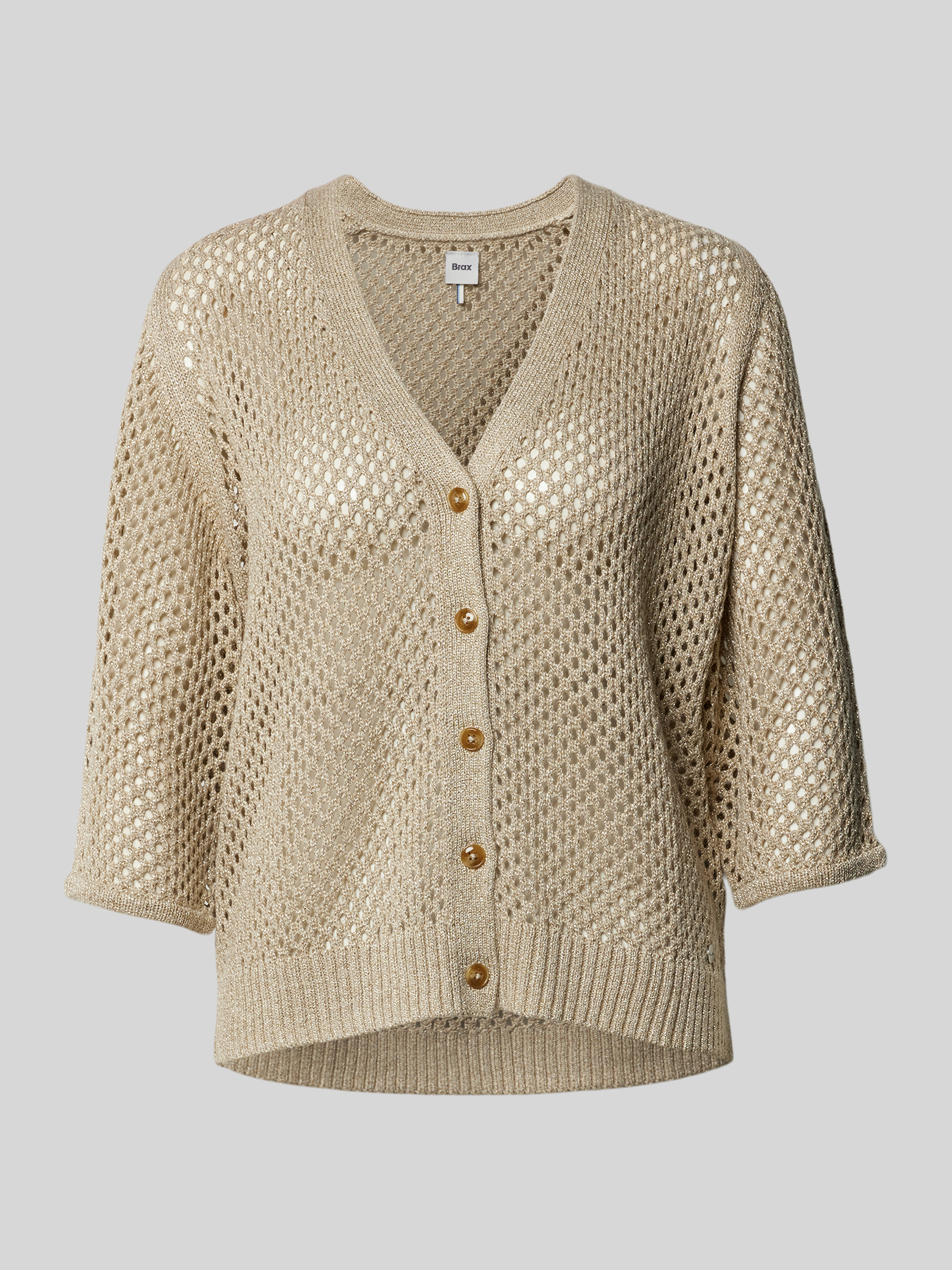 Brax Strickjacke mit Knopfleiste Modell 'Alice' (beige) online kaufen