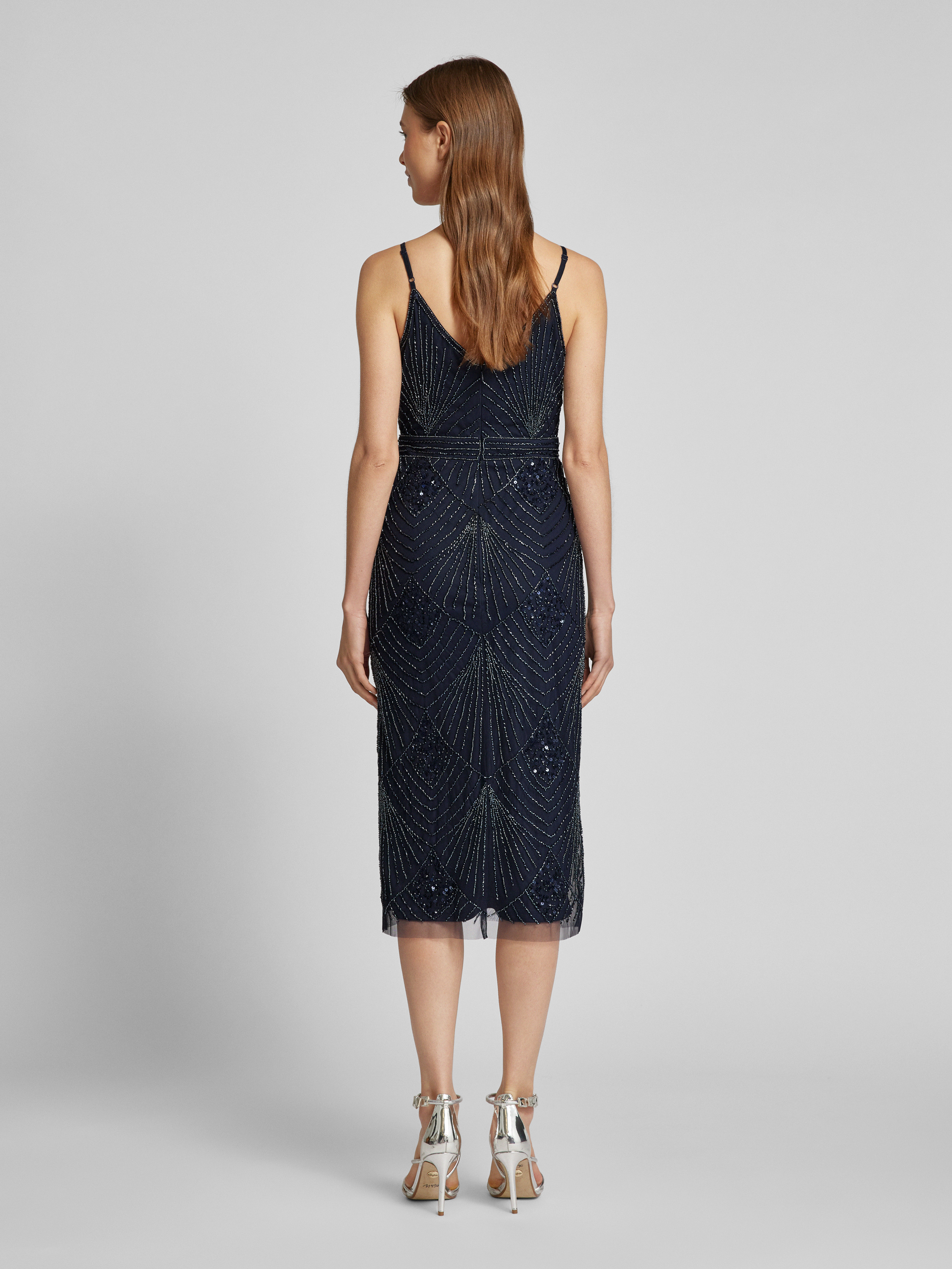 Lace Riggs Mit Lace & Beads Cocktailkleid mit Herz-Ausschnitt (marine) online kaufen