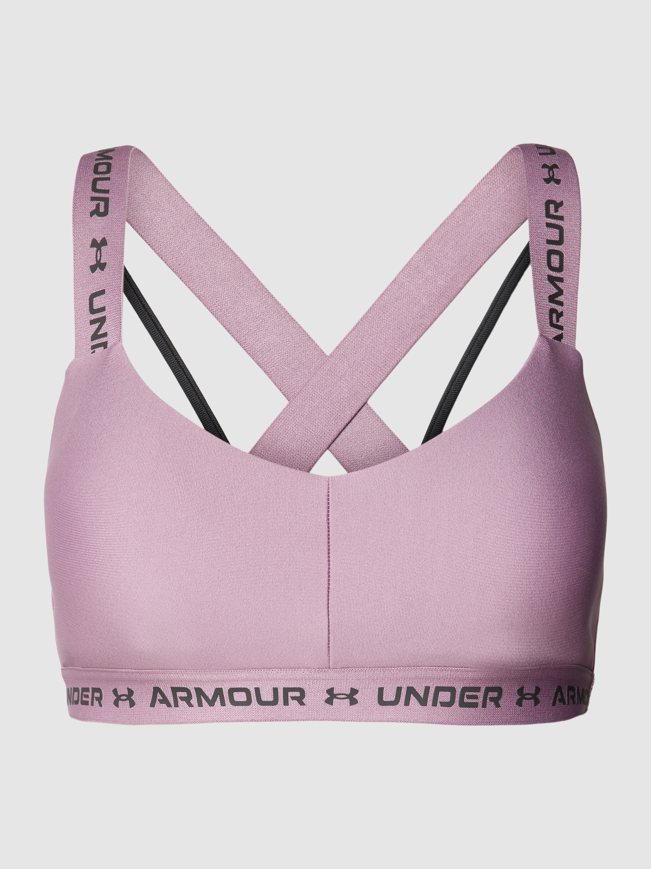 Under Armour Bralette mit Label-Details (mauve) online kaufen