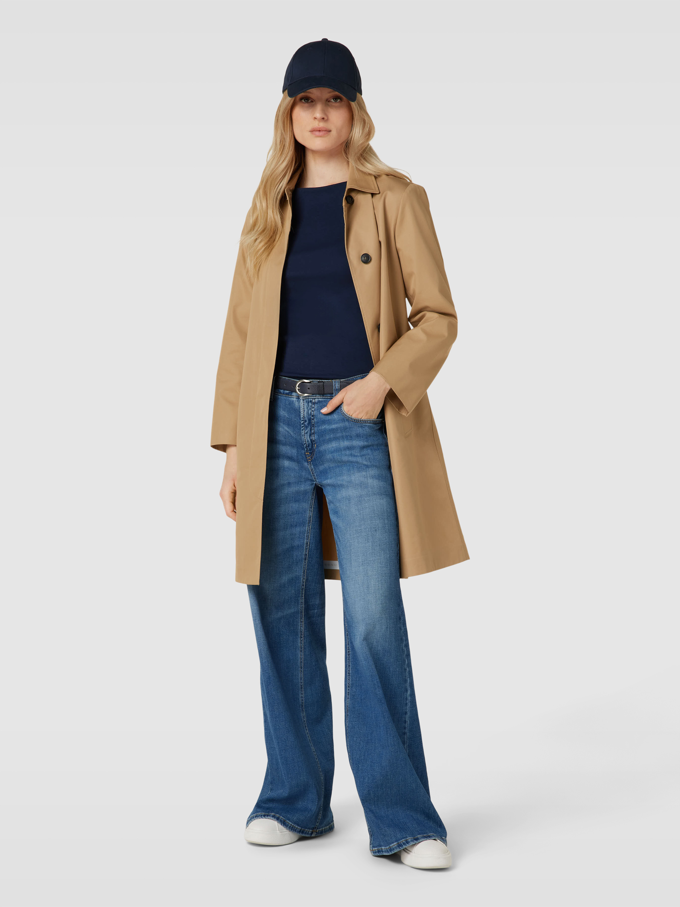 ESPRIT Damen T-Shirt Mit Bootsausschnitt – Basics Baumwoll-Shirt In Körpernaher Passform