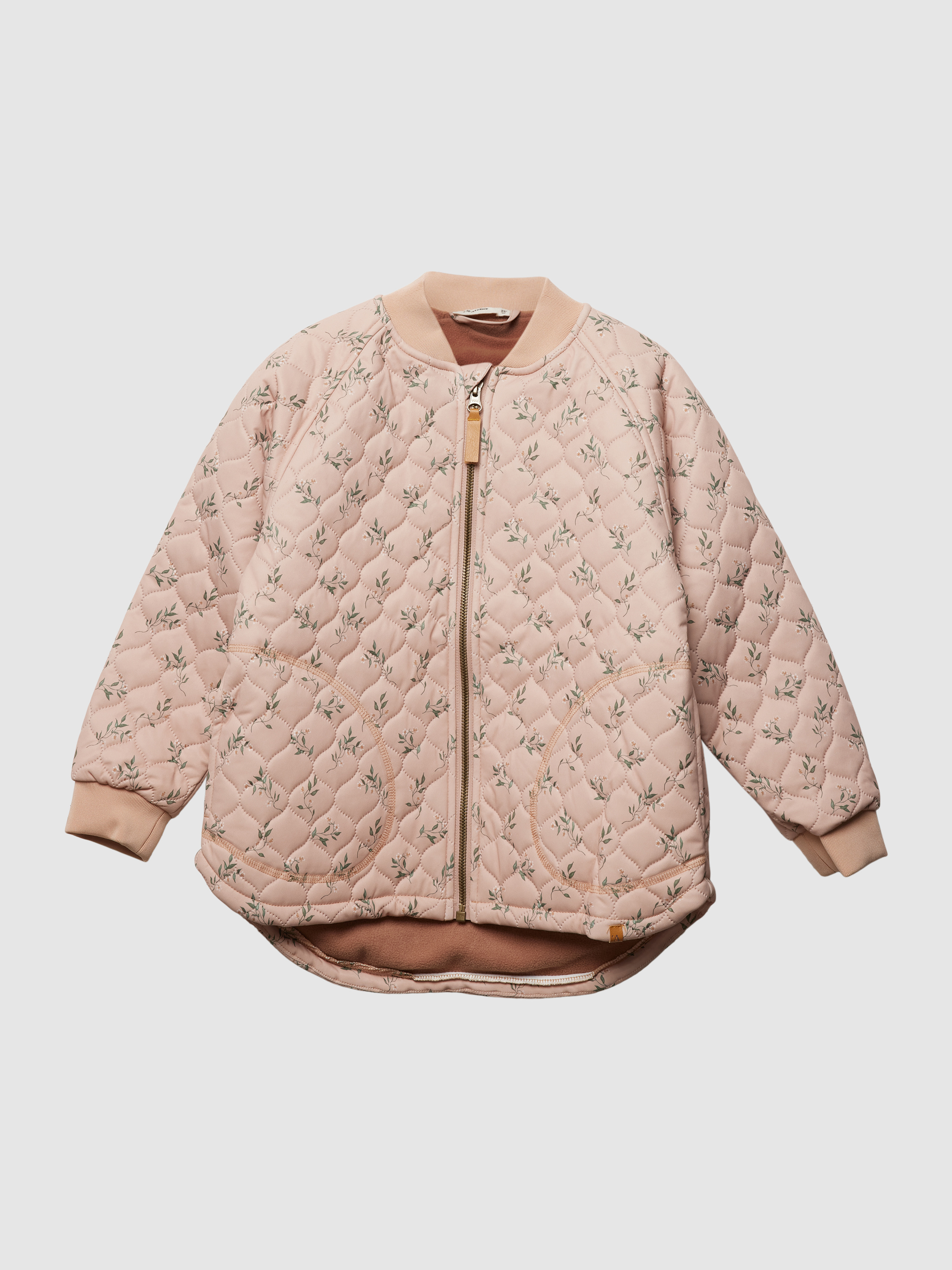 Lil Atelier Steppjacke mit durchgehendem Reißverschluss Modell