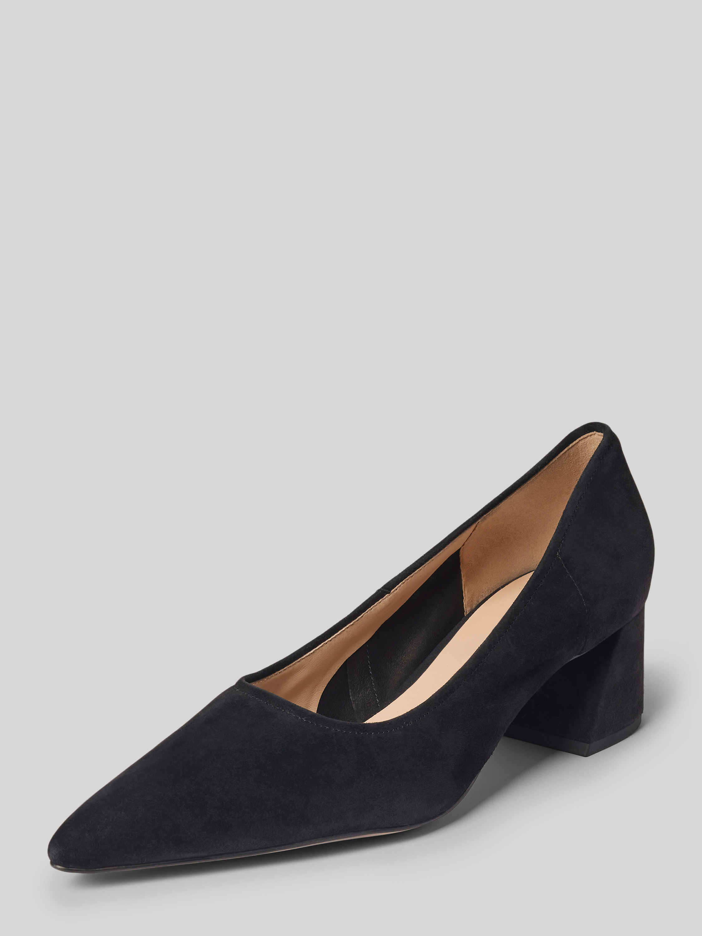 Damen Leder Heels - Krokodil-Prägung mit Blockabsatz main image 1