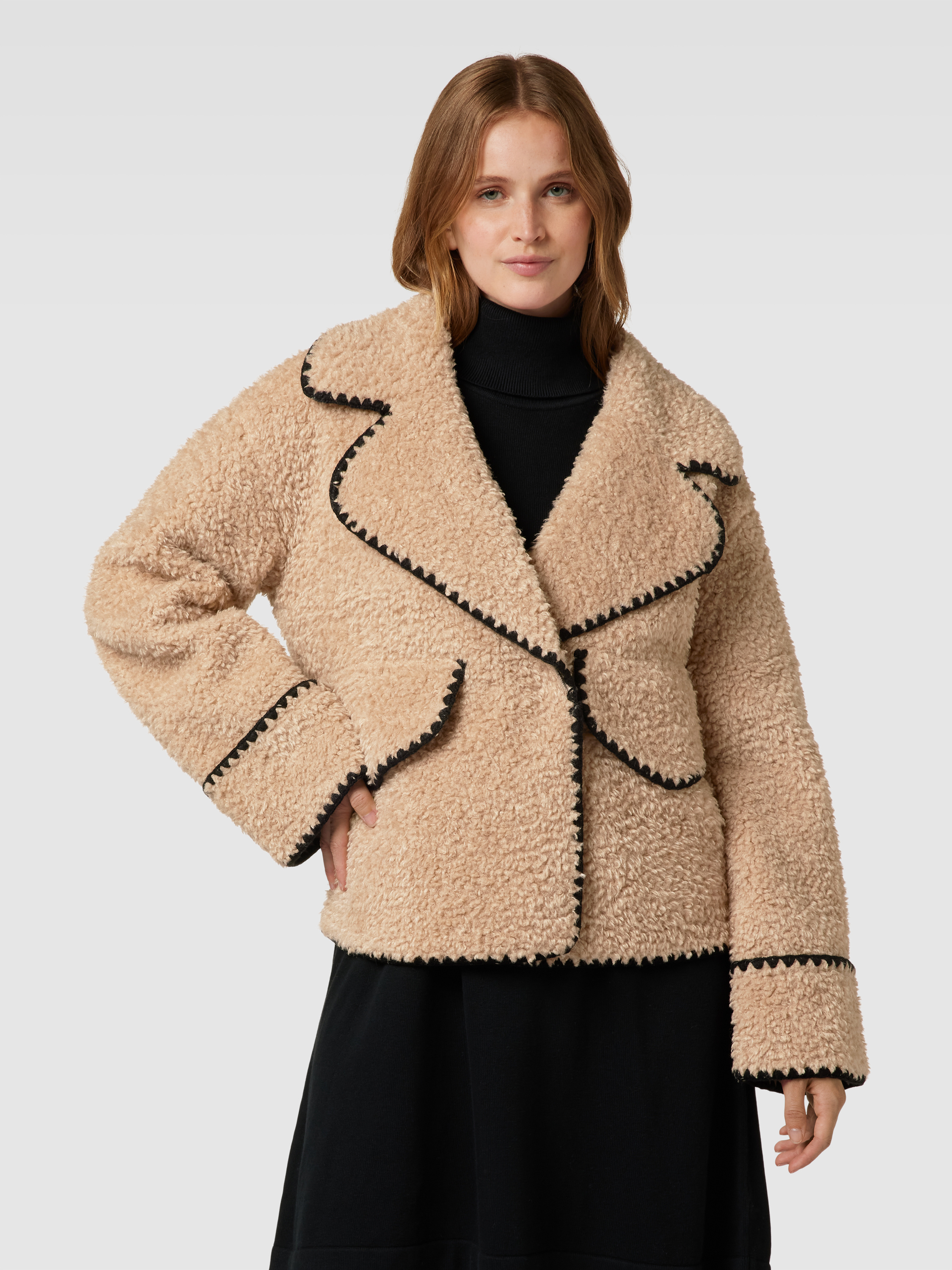 Object Jacke Mit Teddyfell Modell SHIREN beige Online Kaufen object-jacke-mit-teddyfell-modell-shiren-beige-online-kaufen