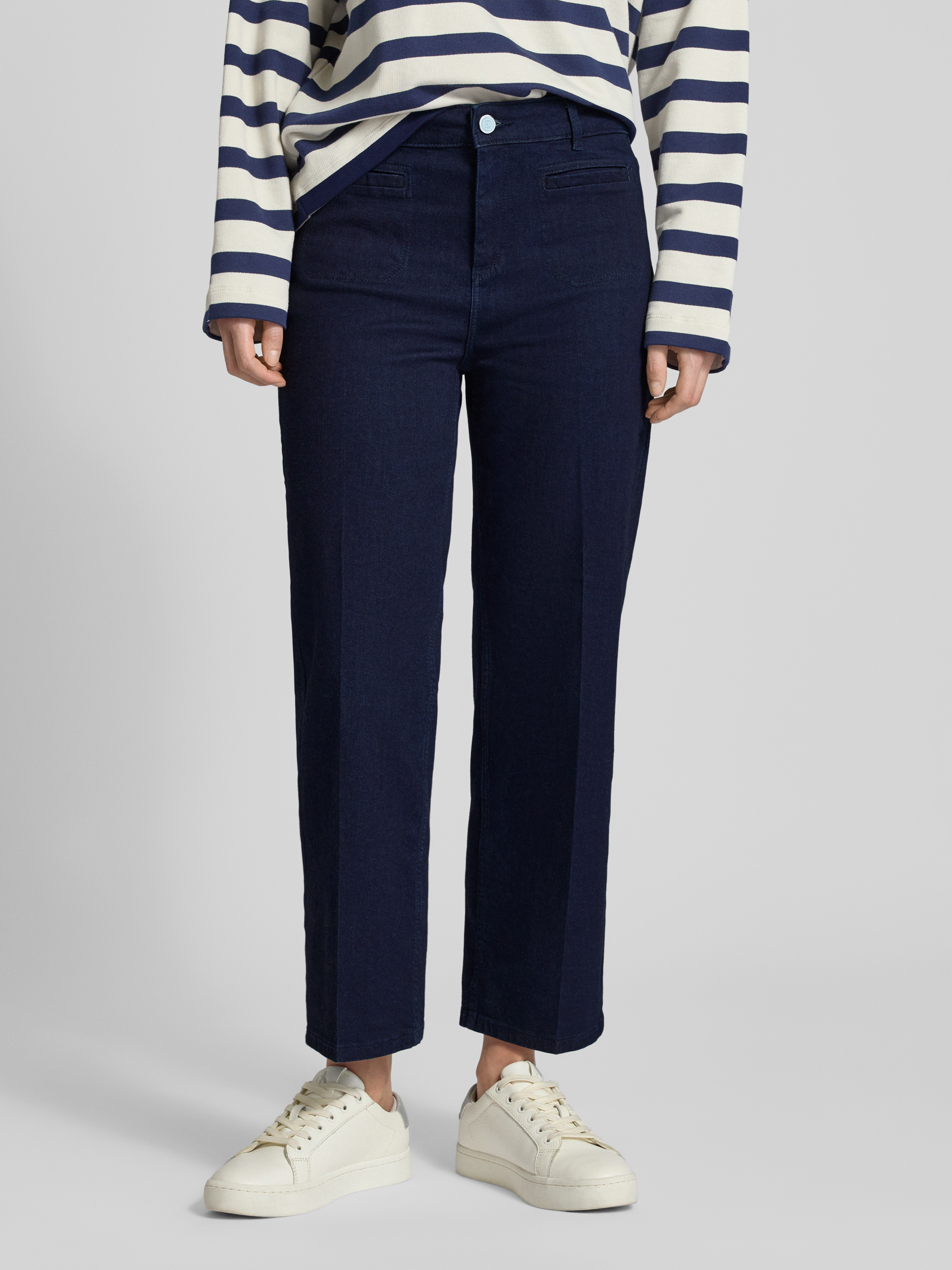 Christian Berg Woman Jeans in verkürzter Passform (marine) online kaufen