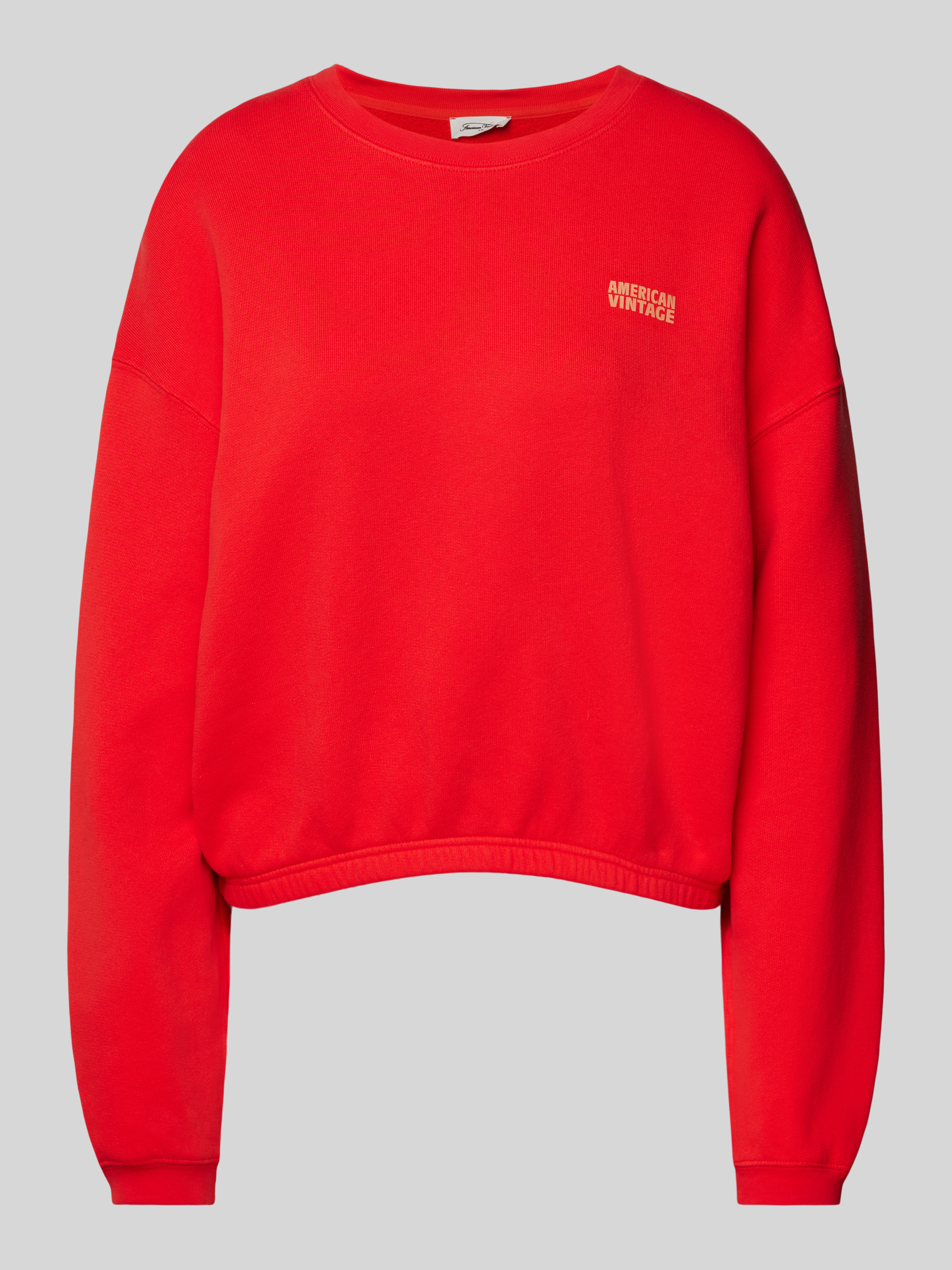 American Vintage Sweatshirt mit Label-Print Modell 'IZUBIRD