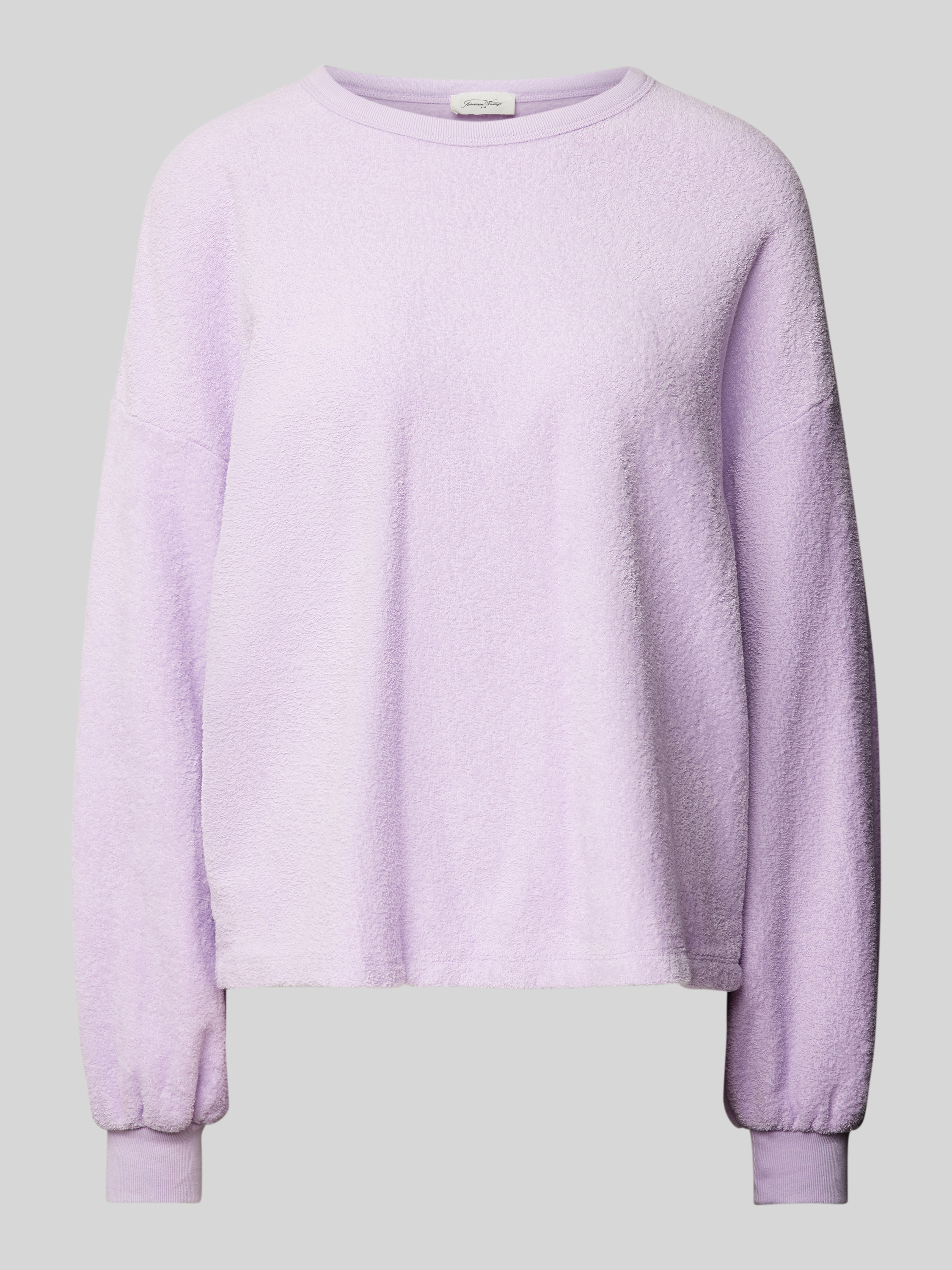 American Vintage Oversized Sweatshirt mit gerippten Abschlüssen