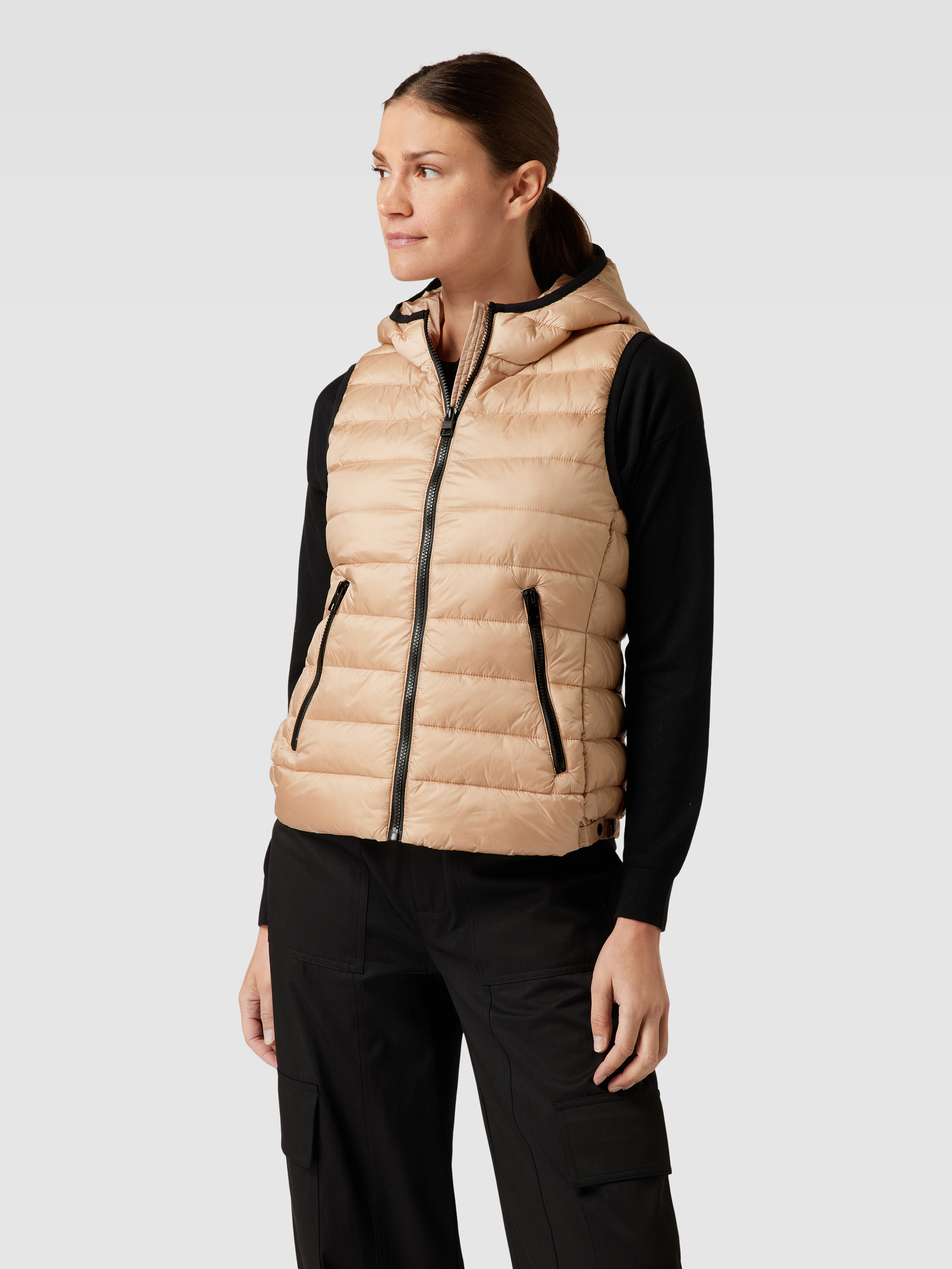 OPUS Damen Steppweste WENDARA - Wendbare Fashion-Weste Für Jeden Style