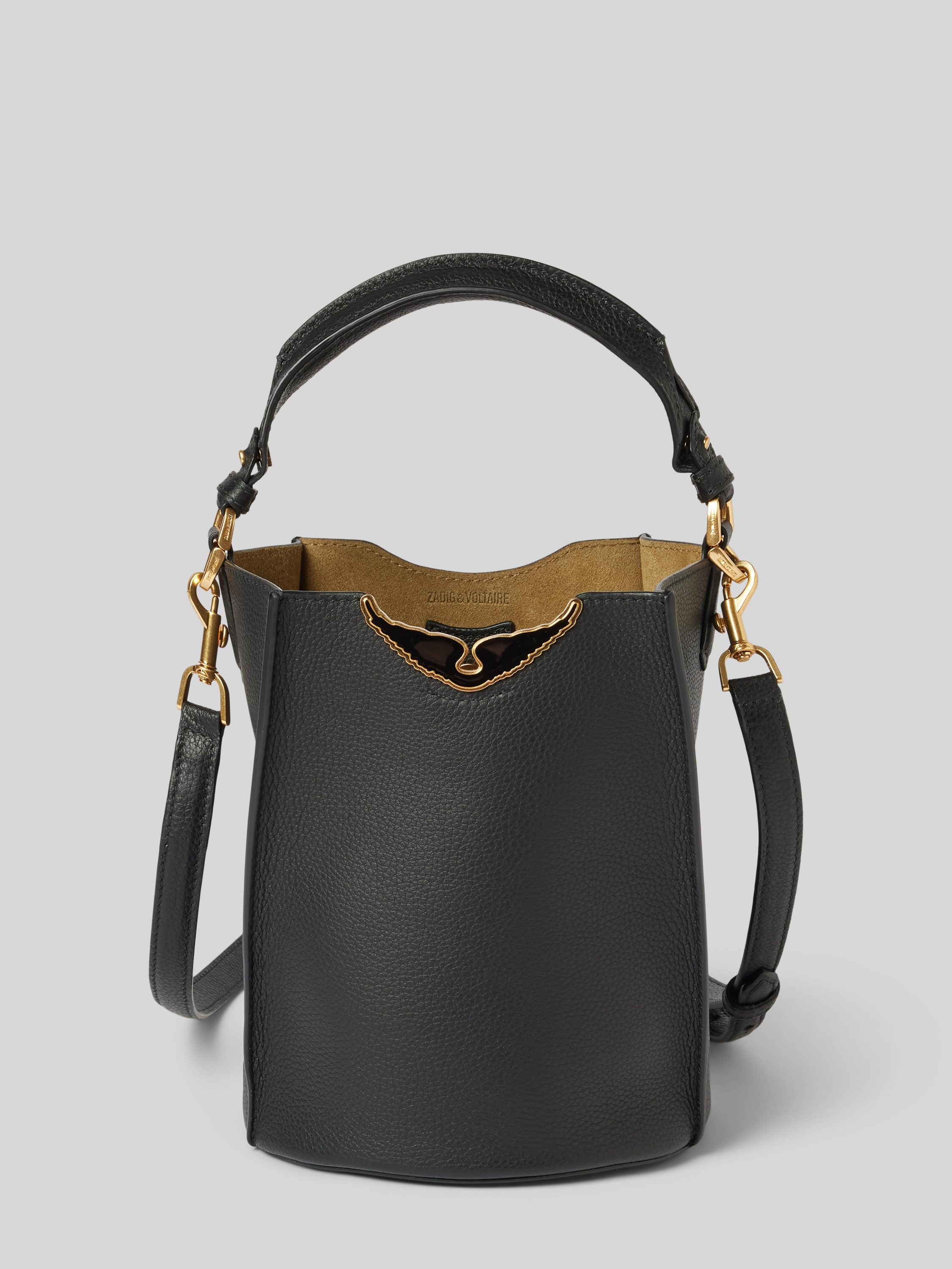 Kup online Zadig & Voltaire Torebka z fakturowanym wzorem