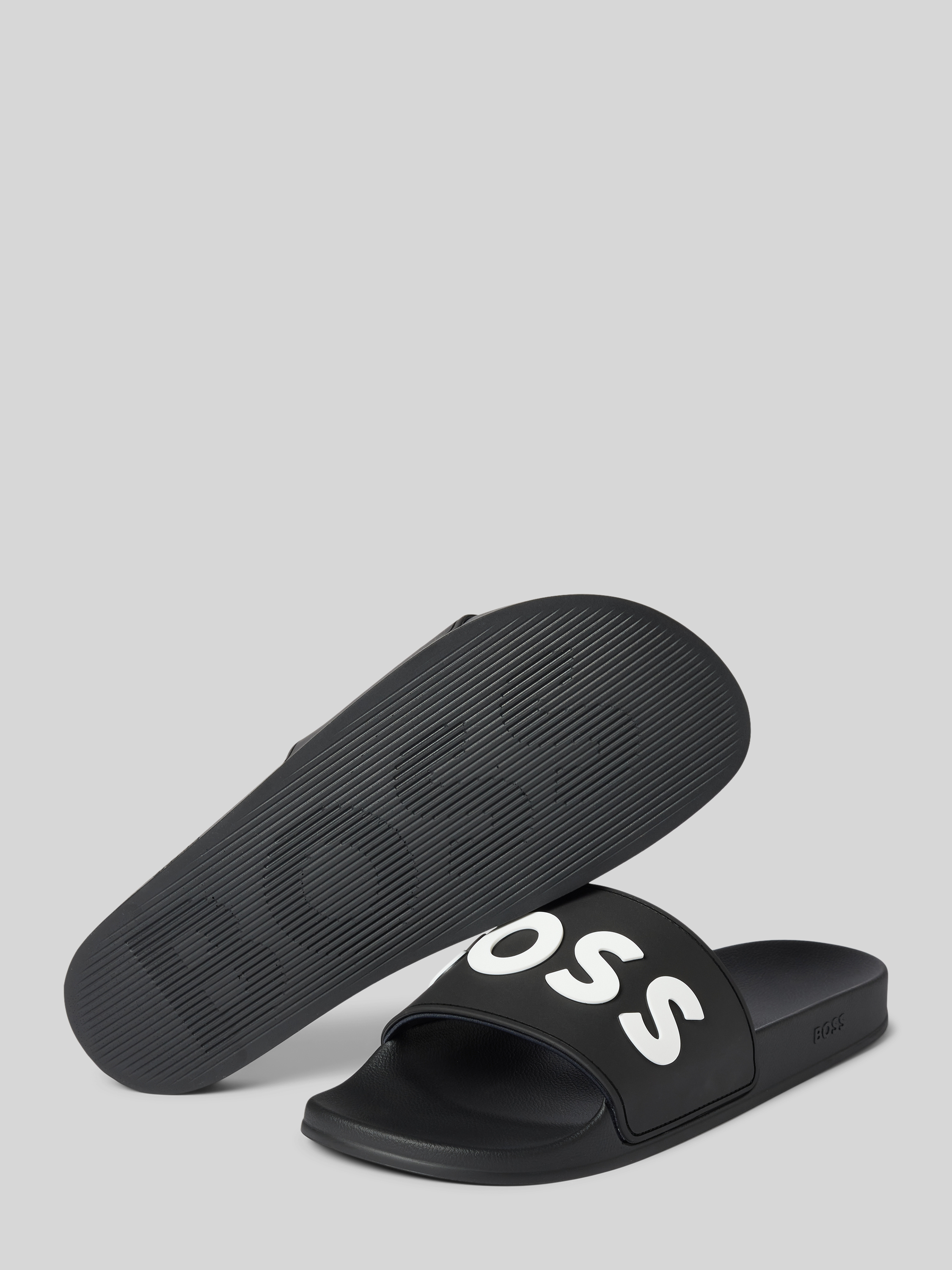 BOSS Slides mit Label-Print Modell 'Kirk' (black) online kaufen