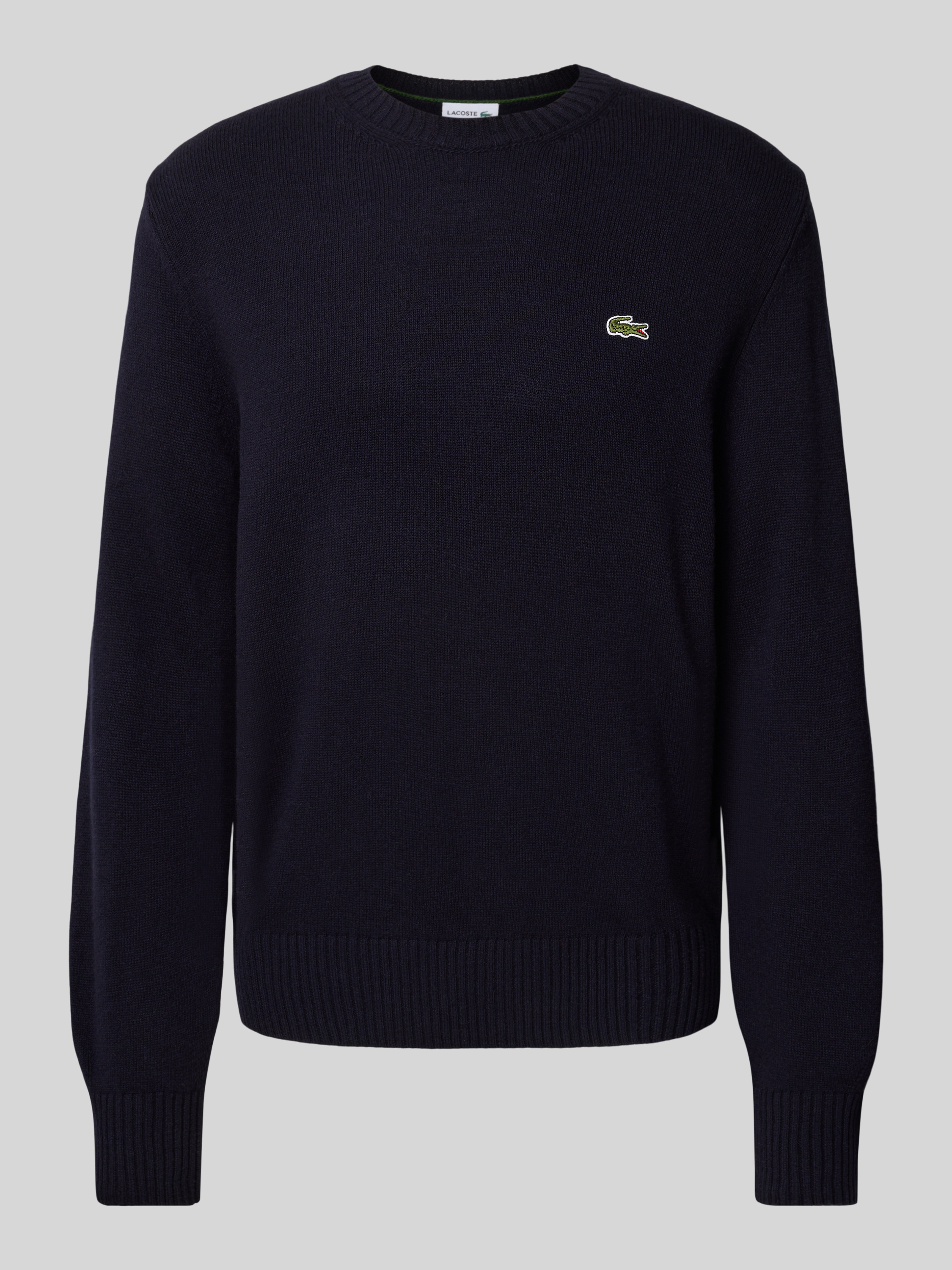 Kup online Lacoste Sweter z dzianiny o kroju regular fit z czystej ...