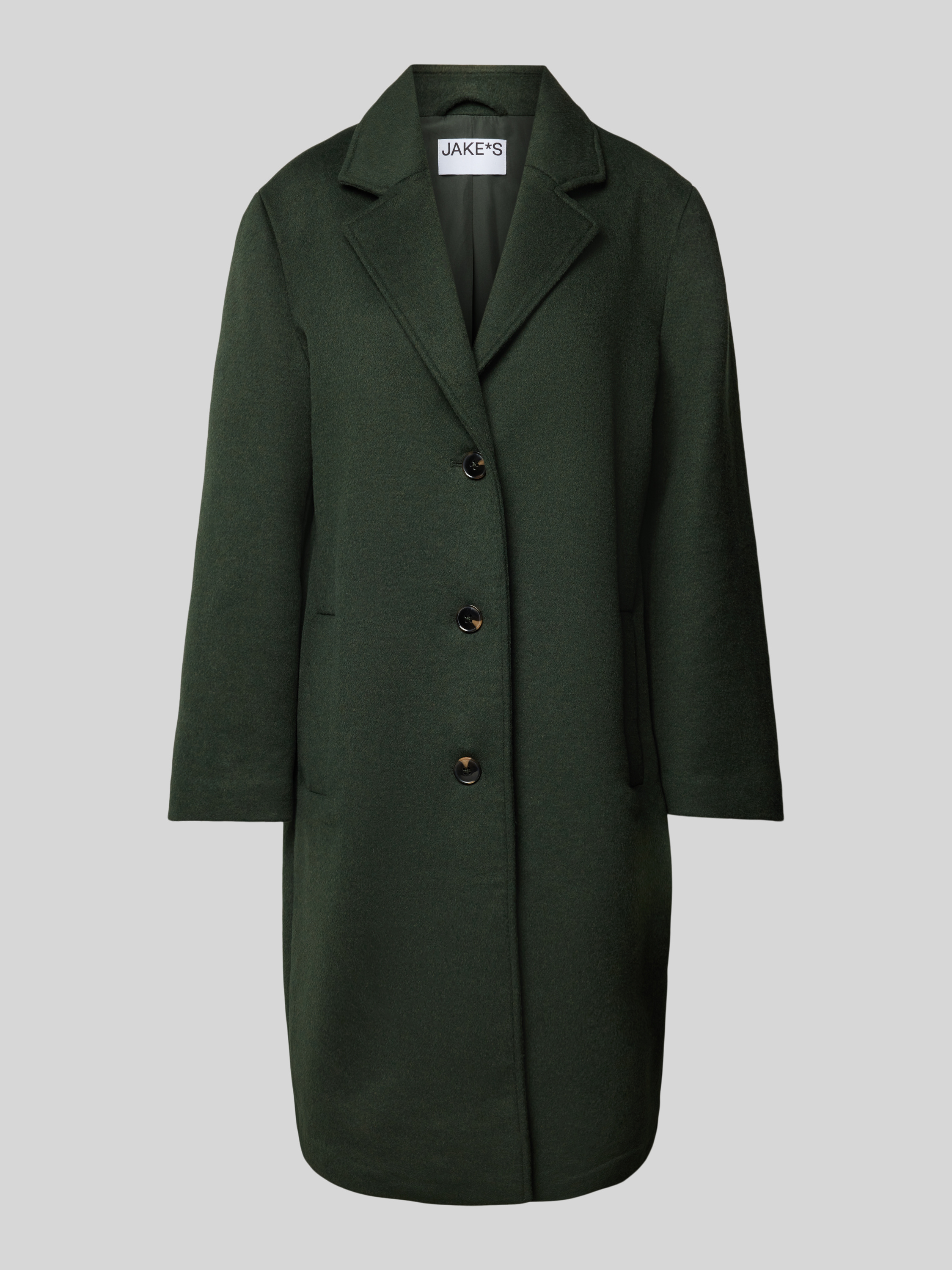 Sukany Damen Wintermantel Aus Wollmischung - Eleganter Erbsenmantel Mit Revers Für Herbst & Winter