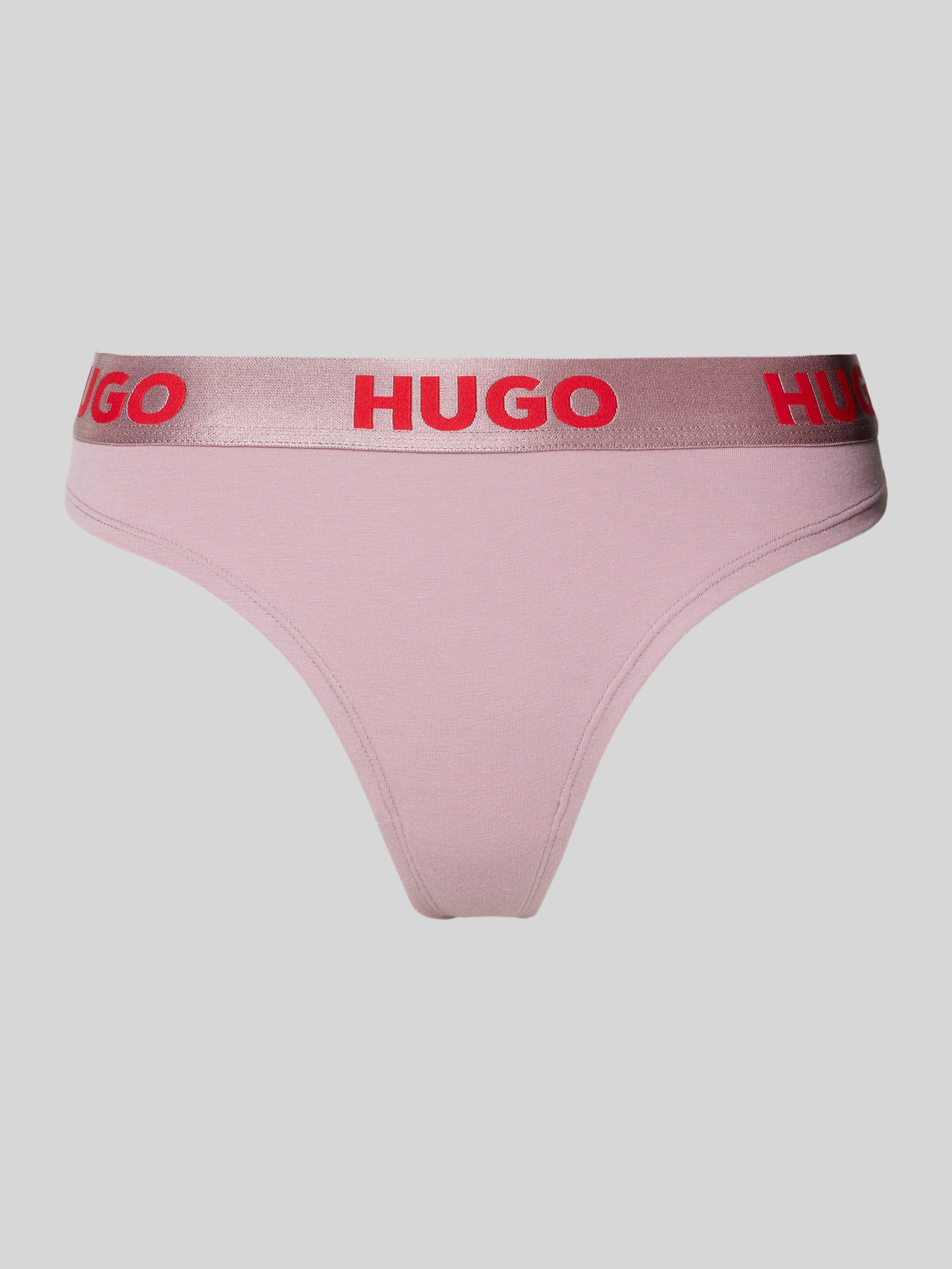 Hugo String Homme Open HUGO String mit elastischem Label-Bund (mauve) online kaufen