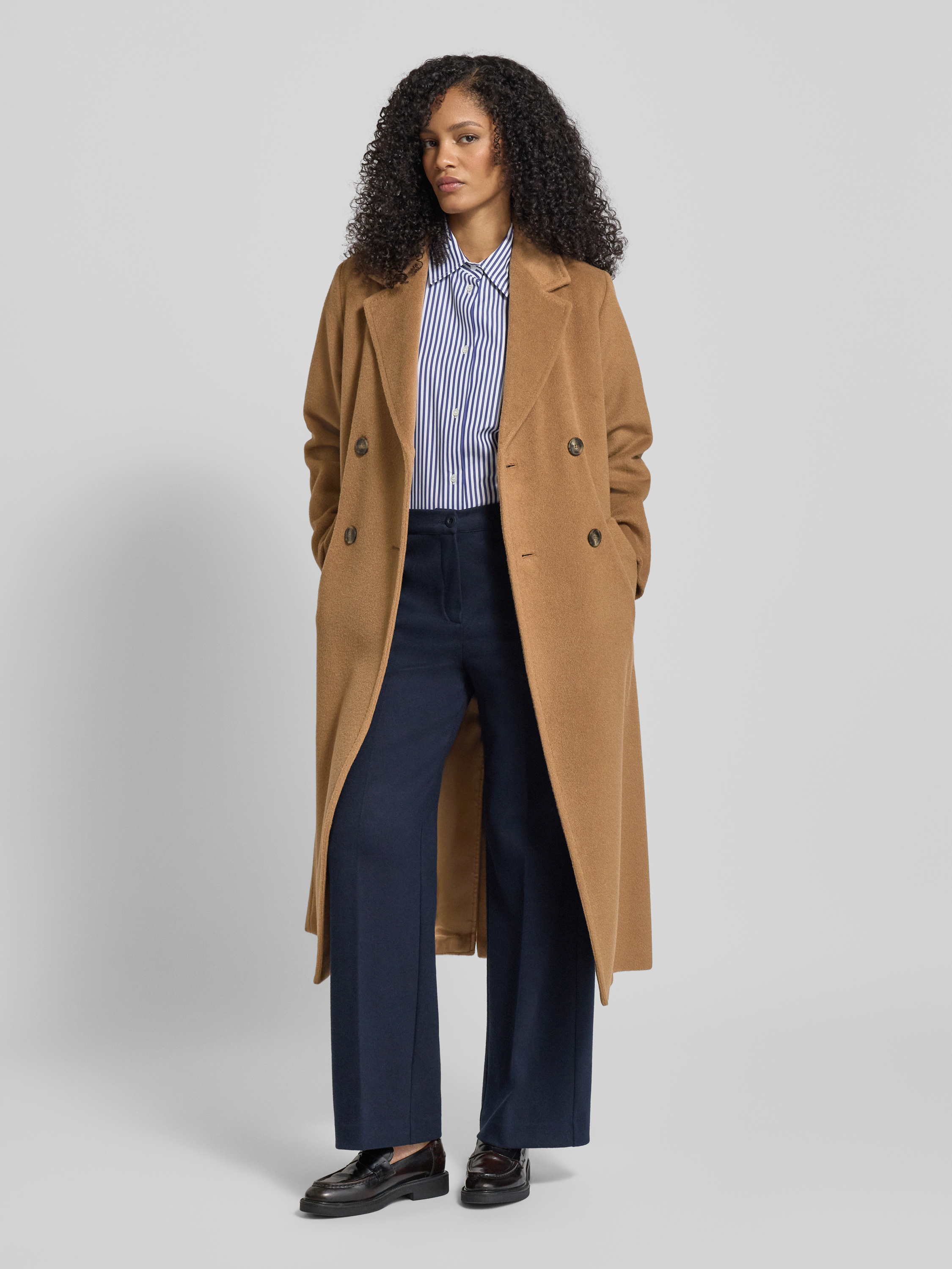 Weekend Max Mara Relaxed fit lange jas van een mix van wol en